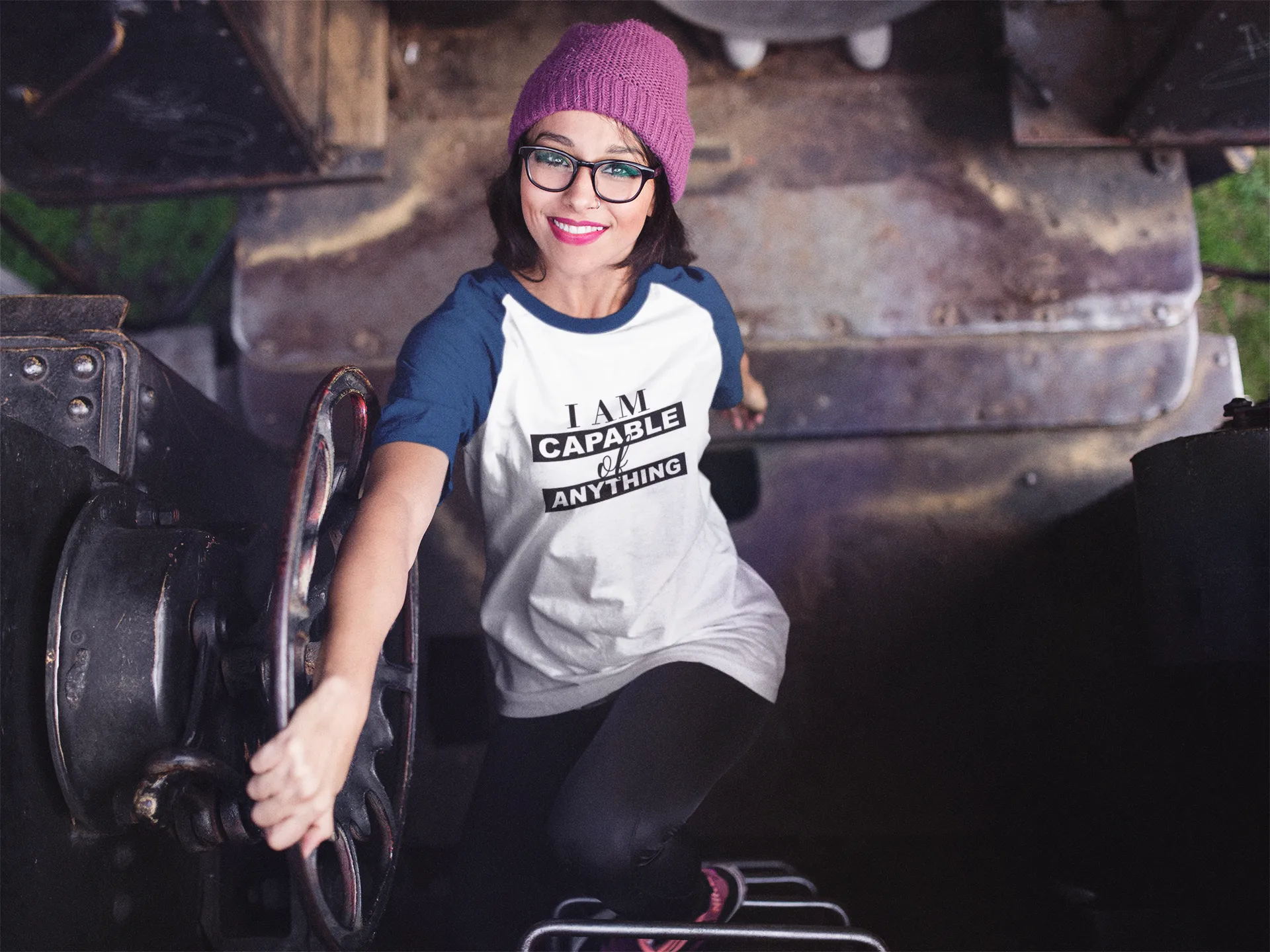 Affirmation Feminist Pro Choice Long Sleeve Shirt Unisex Size - I Am Capable Of Anything