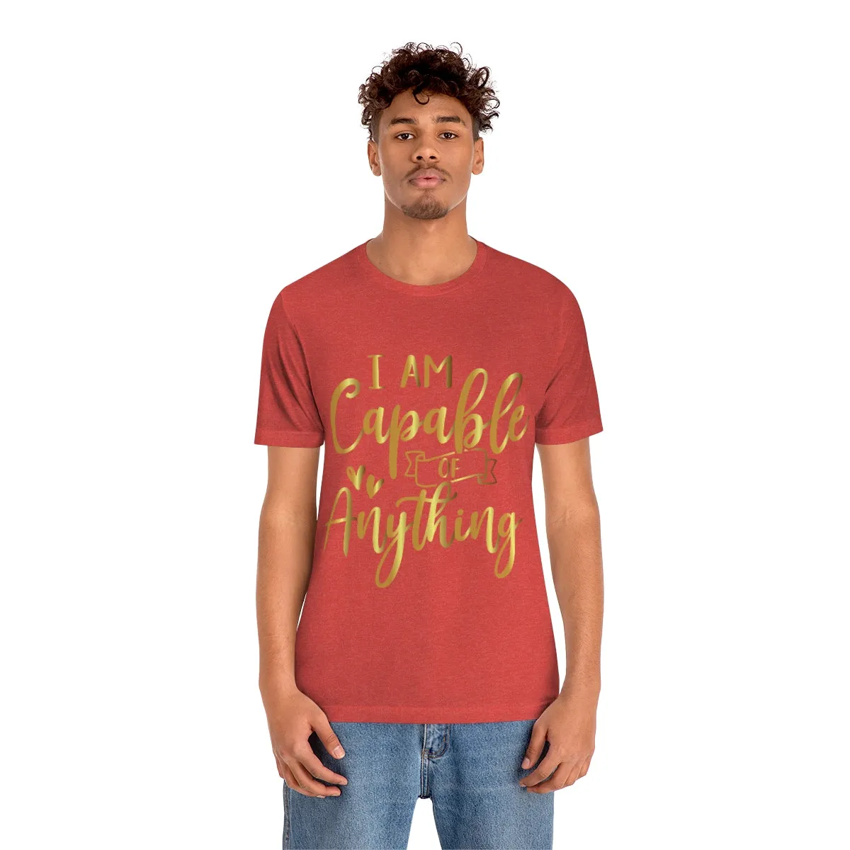 Affirmation Feminist Pro Choice T-Shirt Unisex Size, I Am Capable Of Anything