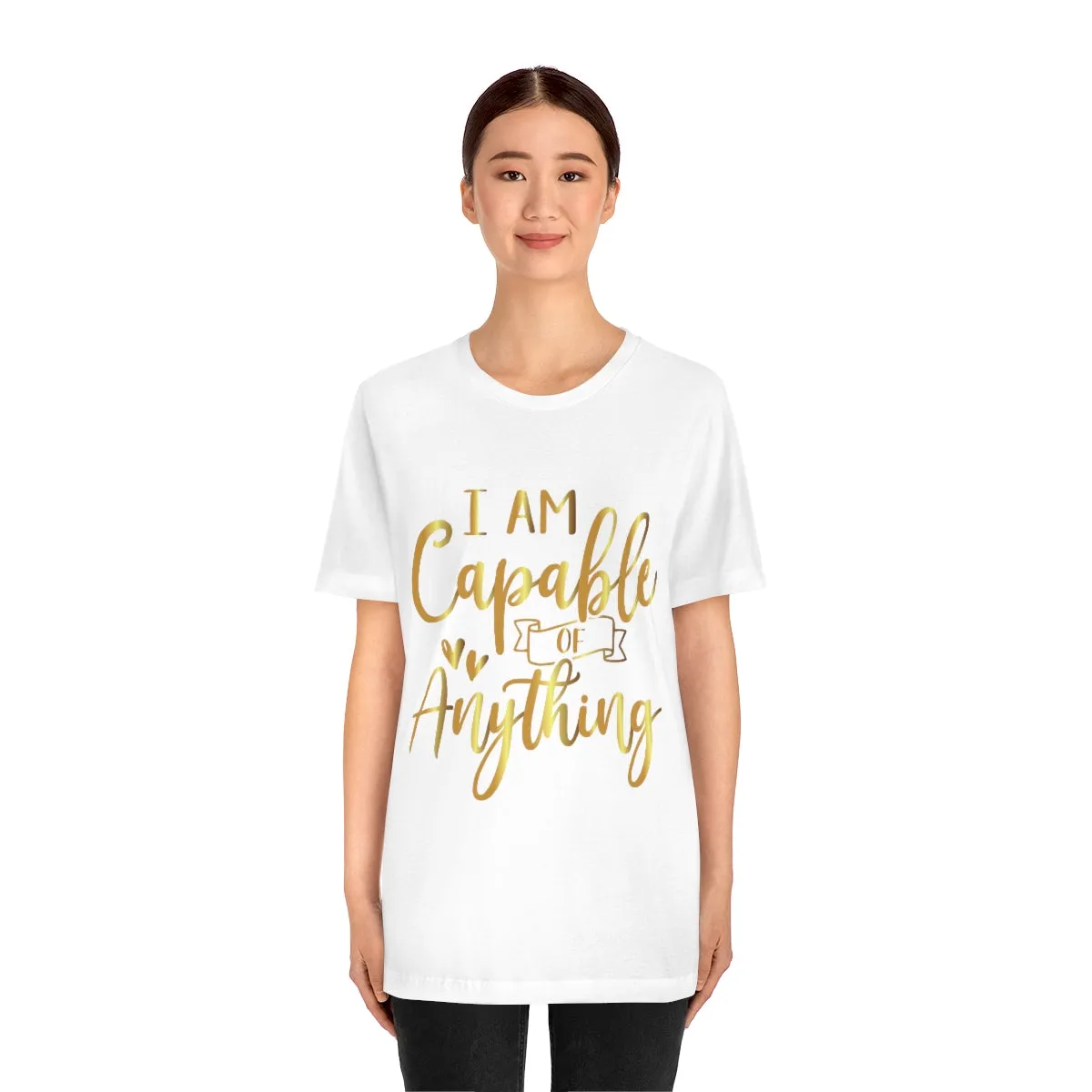 Affirmation Feminist Pro Choice T-Shirt Unisex Size, I Am Capable Of Anything