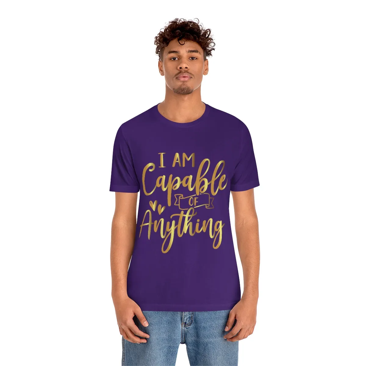 Affirmation Feminist Pro Choice T-Shirt Unisex Size, I Am Capable Of Anything