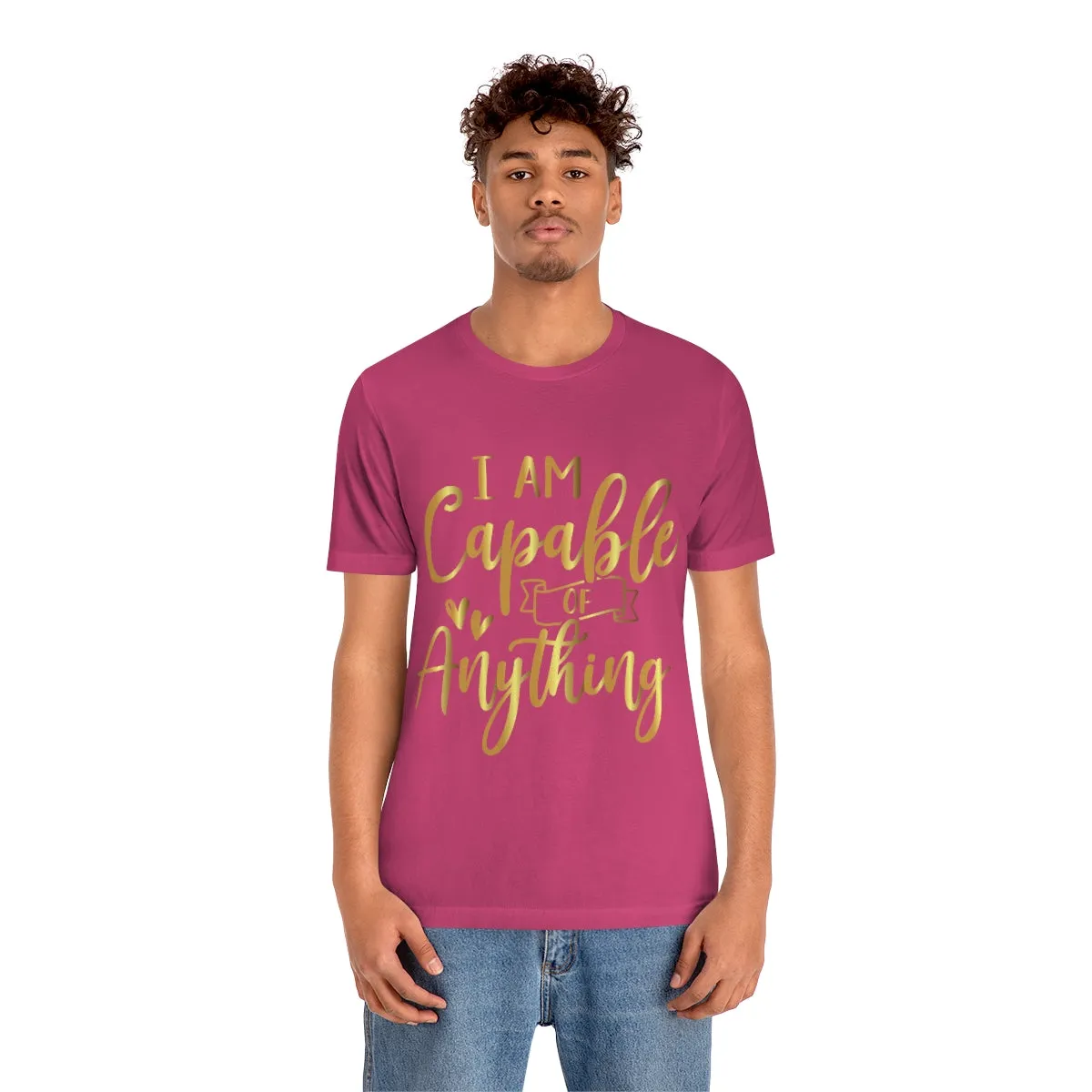 Affirmation Feminist Pro Choice T-Shirt Unisex Size, I Am Capable Of Anything