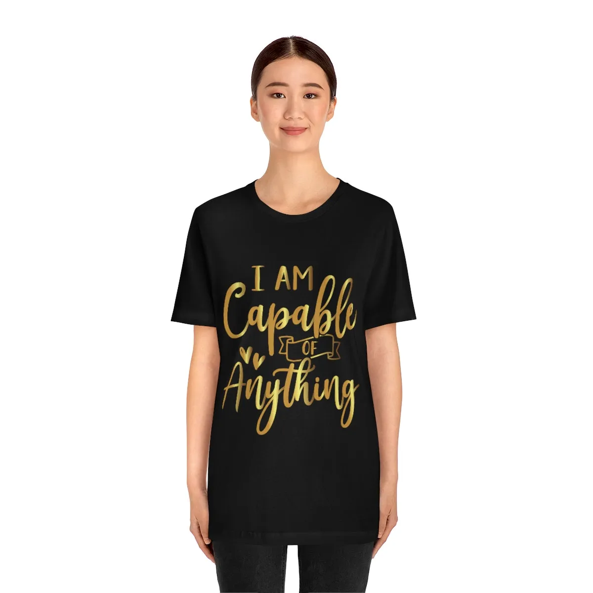 Affirmation Feminist Pro Choice T-Shirt Unisex Size, I Am Capable Of Anything