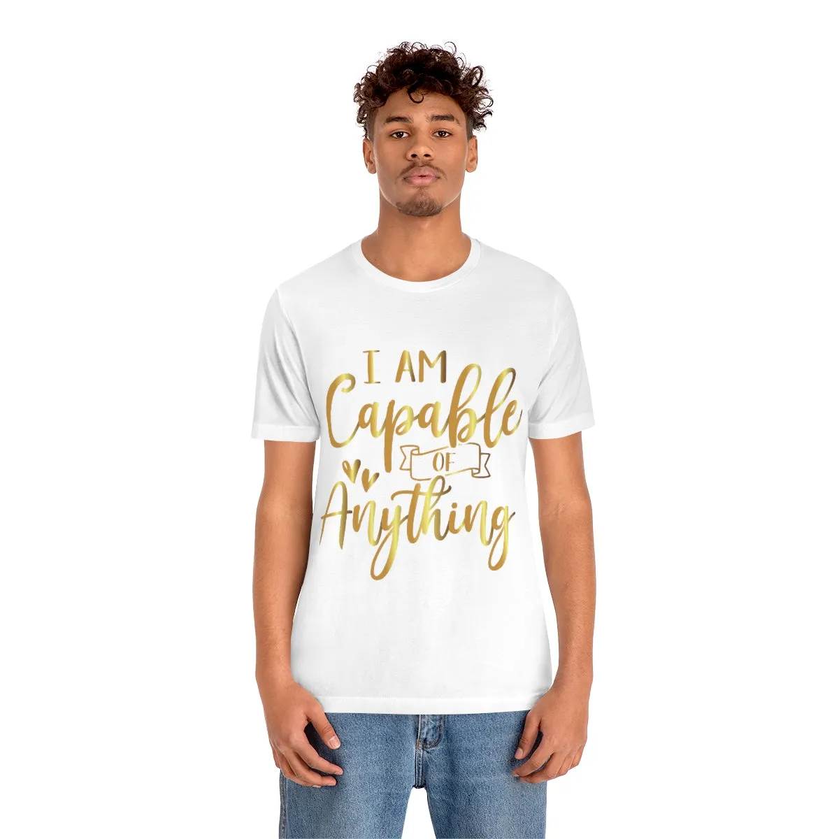 Affirmation Feminist Pro Choice T-Shirt Unisex Size, I Am Capable Of Anything