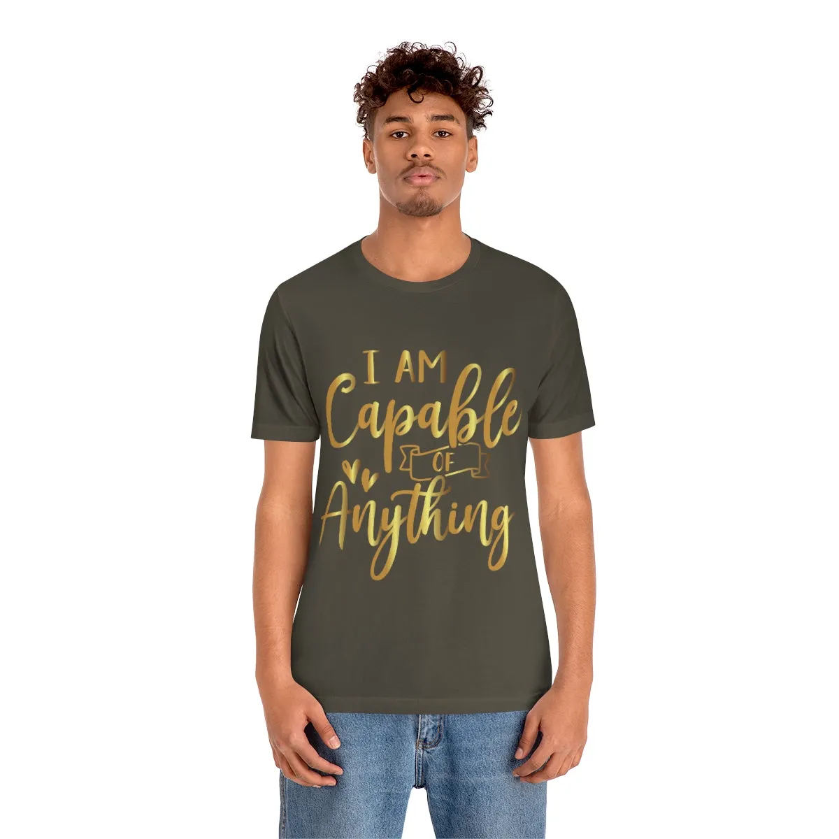 Affirmation Feminist Pro Choice T-Shirt Unisex Size, I Am Capable Of Anything