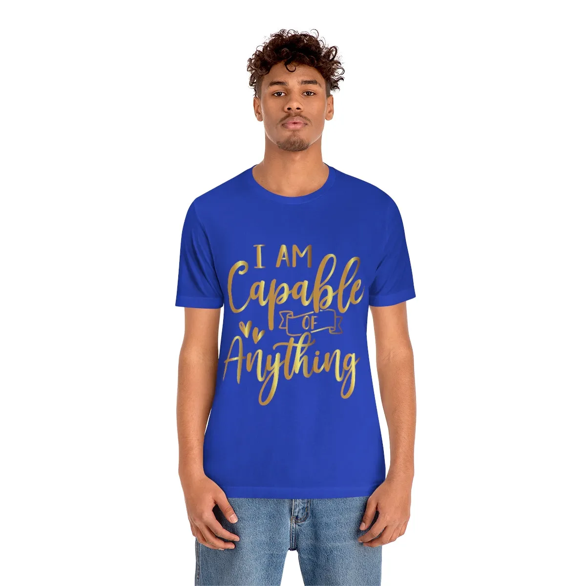 Affirmation Feminist Pro Choice T-Shirt Unisex Size, I Am Capable Of Anything
