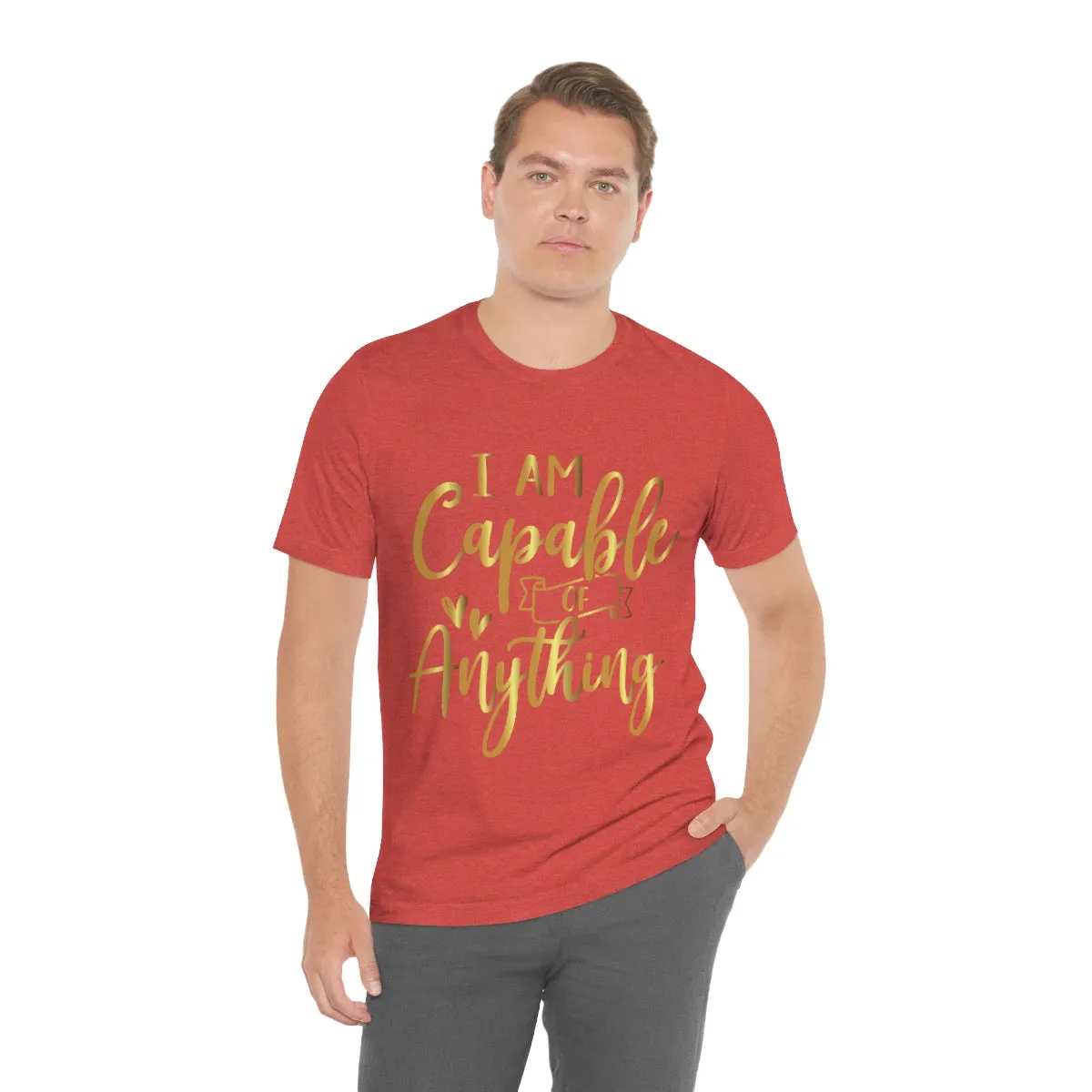 Affirmation Feminist Pro Choice T-Shirt Unisex Size, I Am Capable Of Anything