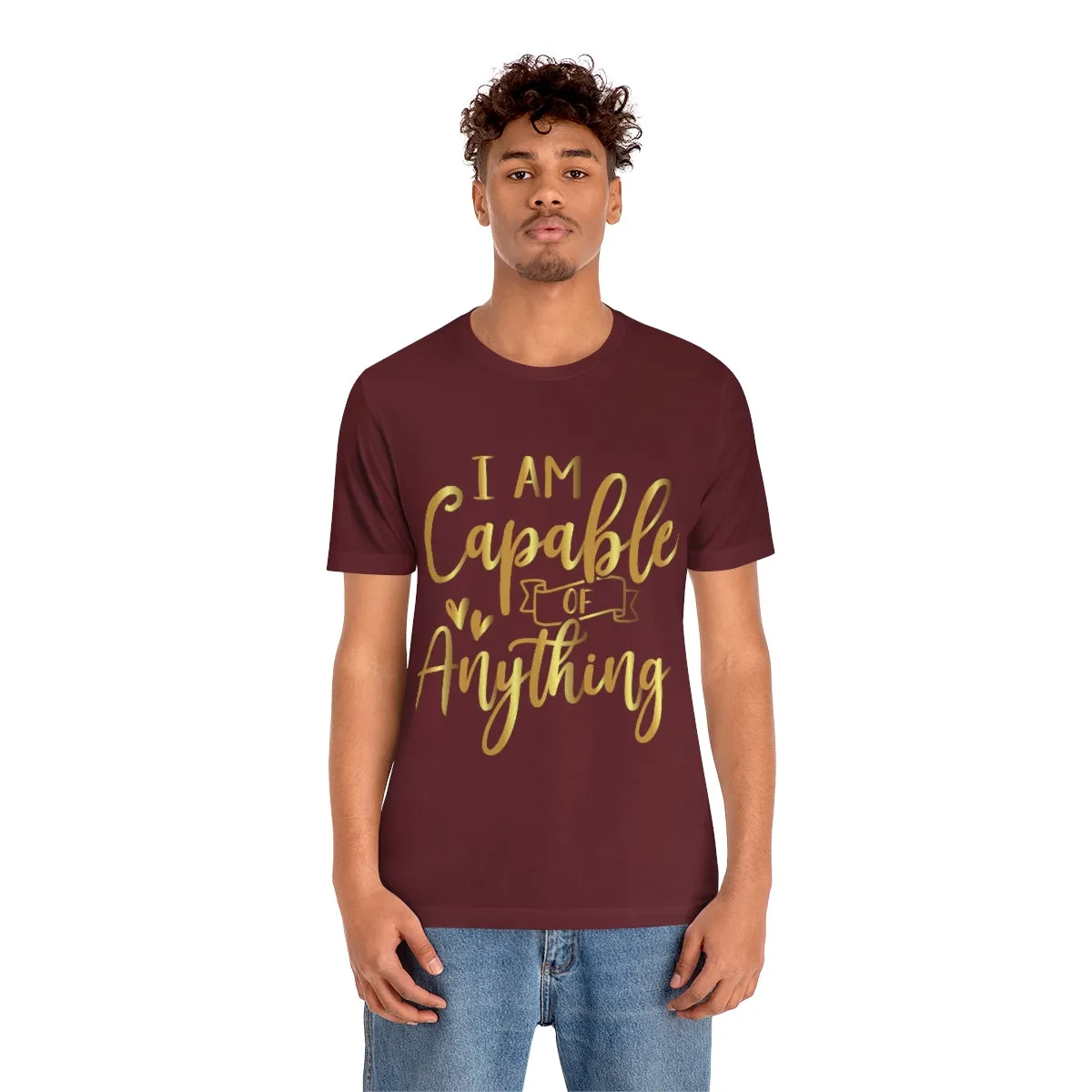 Affirmation Feminist Pro Choice T-Shirt Unisex Size, I Am Capable Of Anything