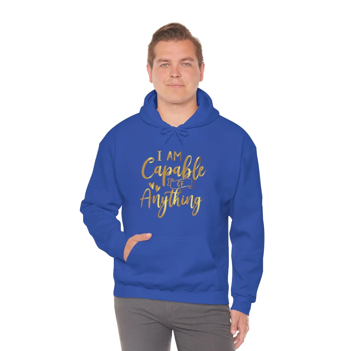 Affirmation Feminist Pro Choice Unisex Hoodie - I Am Capable Of Anything