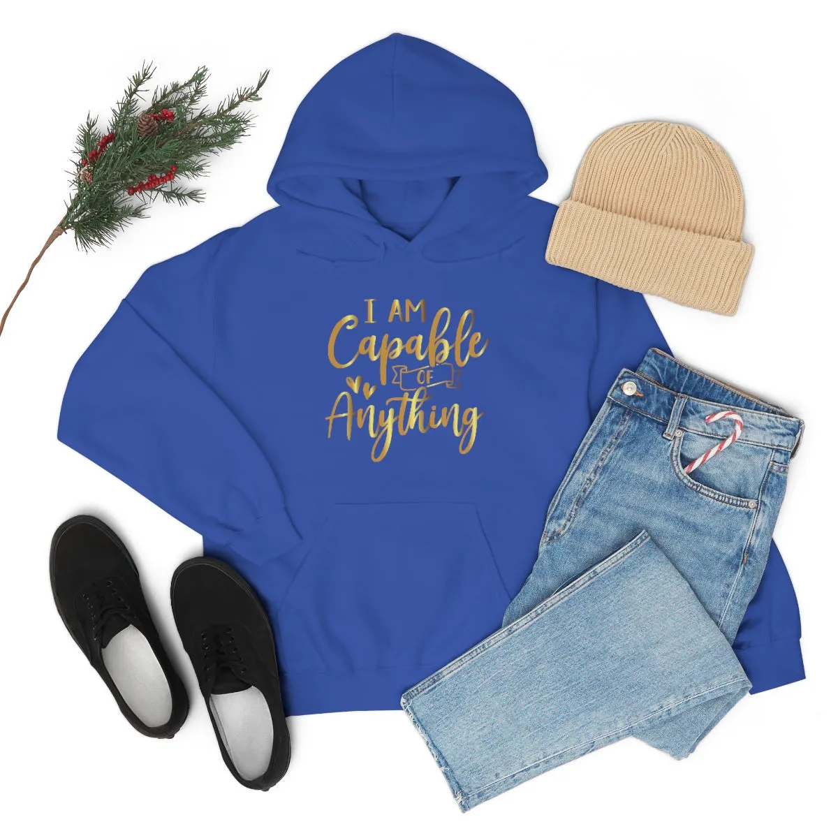 Affirmation Feminist Pro Choice Unisex Hoodie - I Am Capable Of Anything