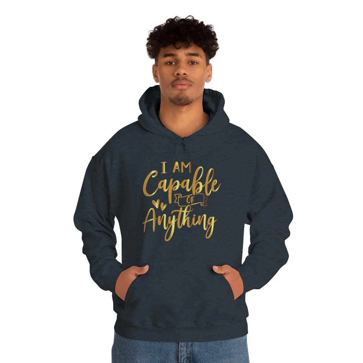 Affirmation Feminist Pro Choice Unisex Hoodie - I Am Capable Of Anything