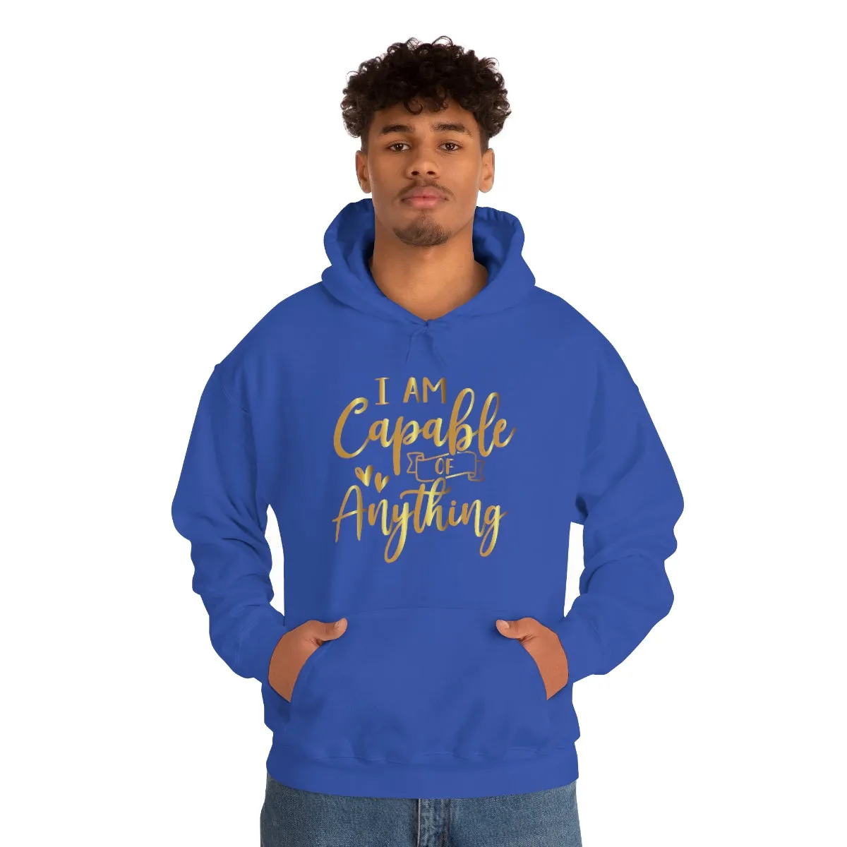 Affirmation Feminist Pro Choice Unisex Hoodie - I Am Capable Of Anything