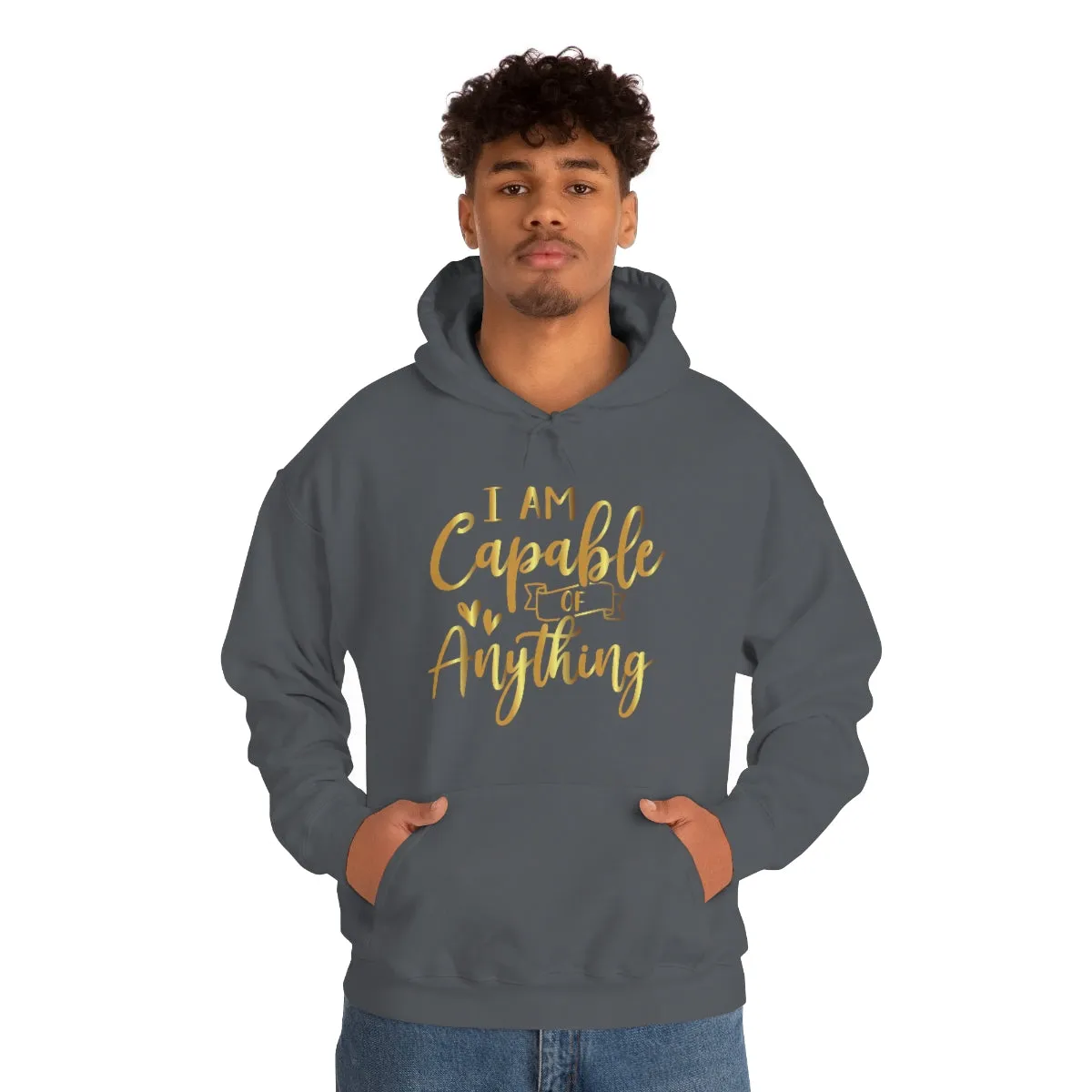 Affirmation Feminist Pro Choice Unisex Hoodie - I Am Capable Of Anything
