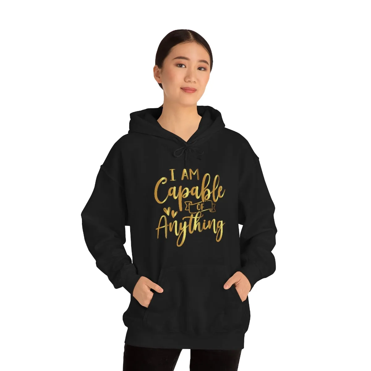 Affirmation Feminist Pro Choice Unisex Hoodie - I Am Capable Of Anything