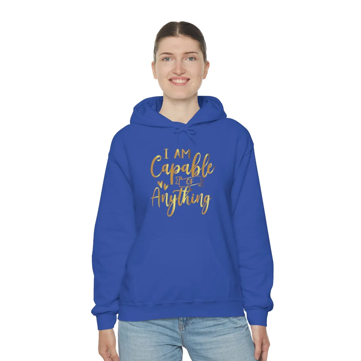 Affirmation Feminist Pro Choice Unisex Hoodie - I Am Capable Of Anything