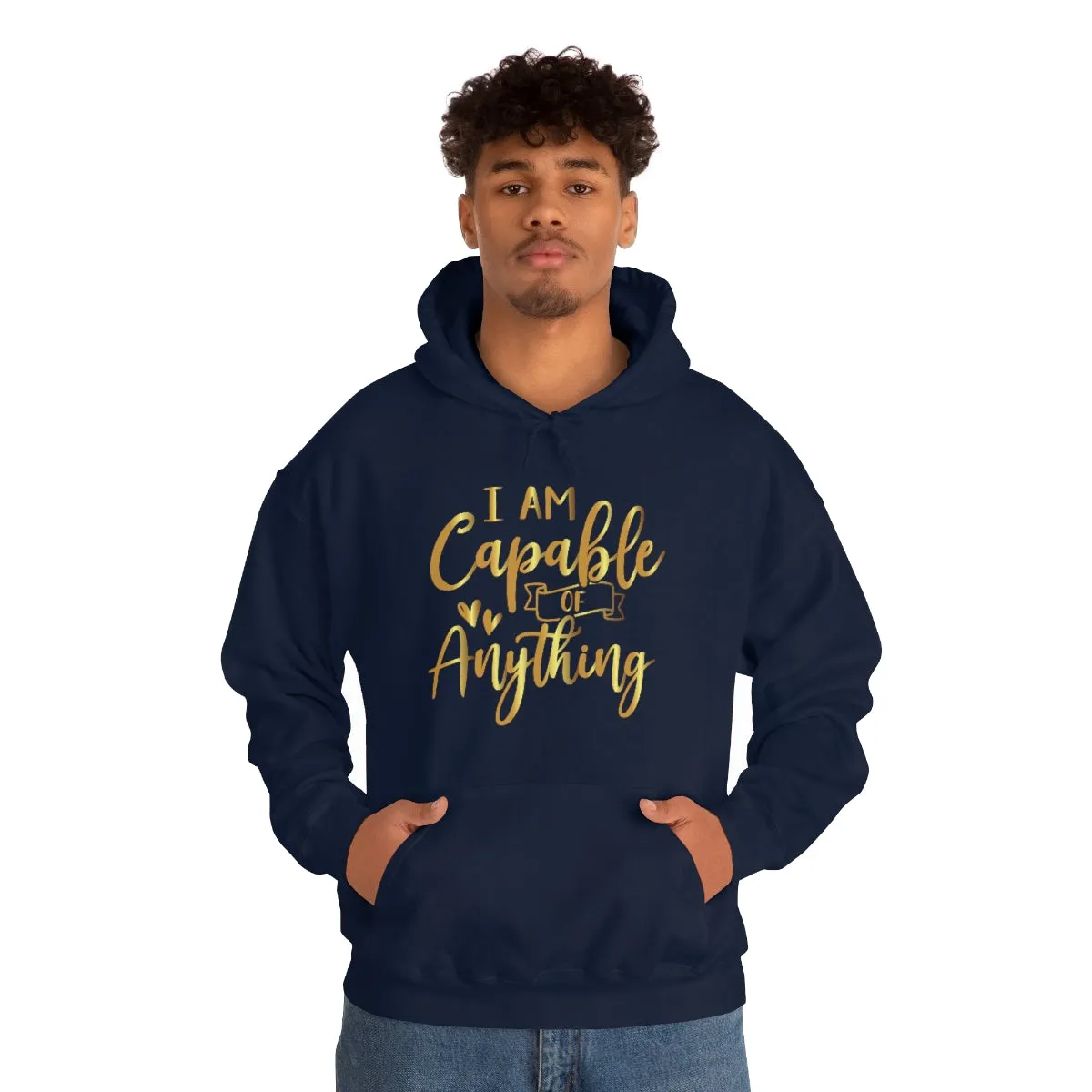 Affirmation Feminist Pro Choice Unisex Hoodie - I Am Capable Of Anything
