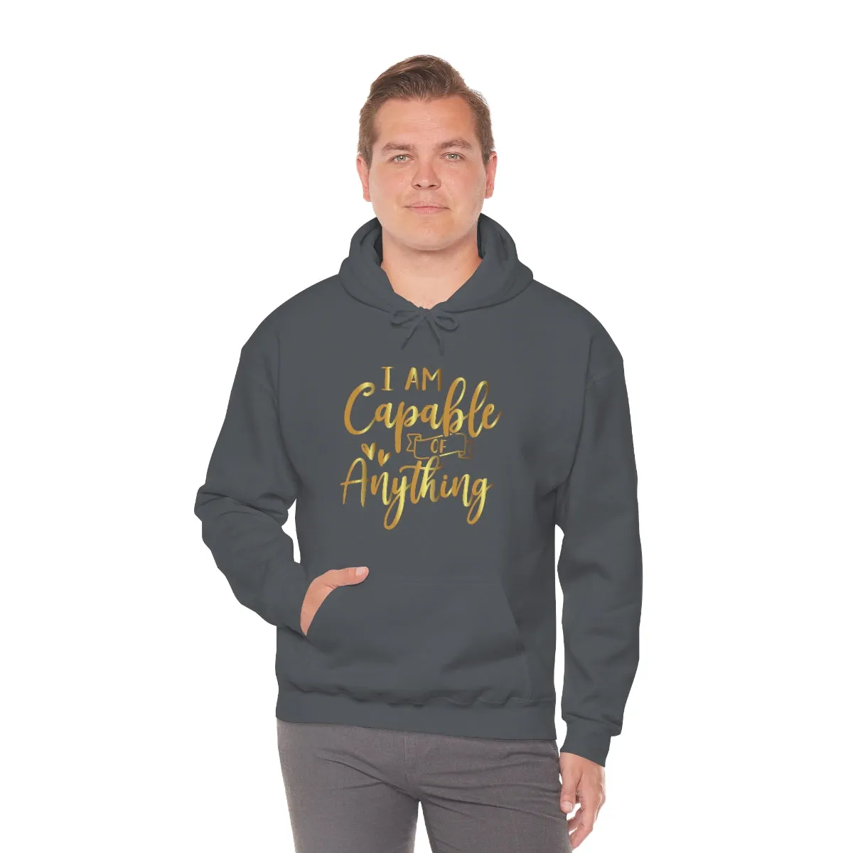 Affirmation Feminist Pro Choice Unisex Hoodie - I Am Capable Of Anything