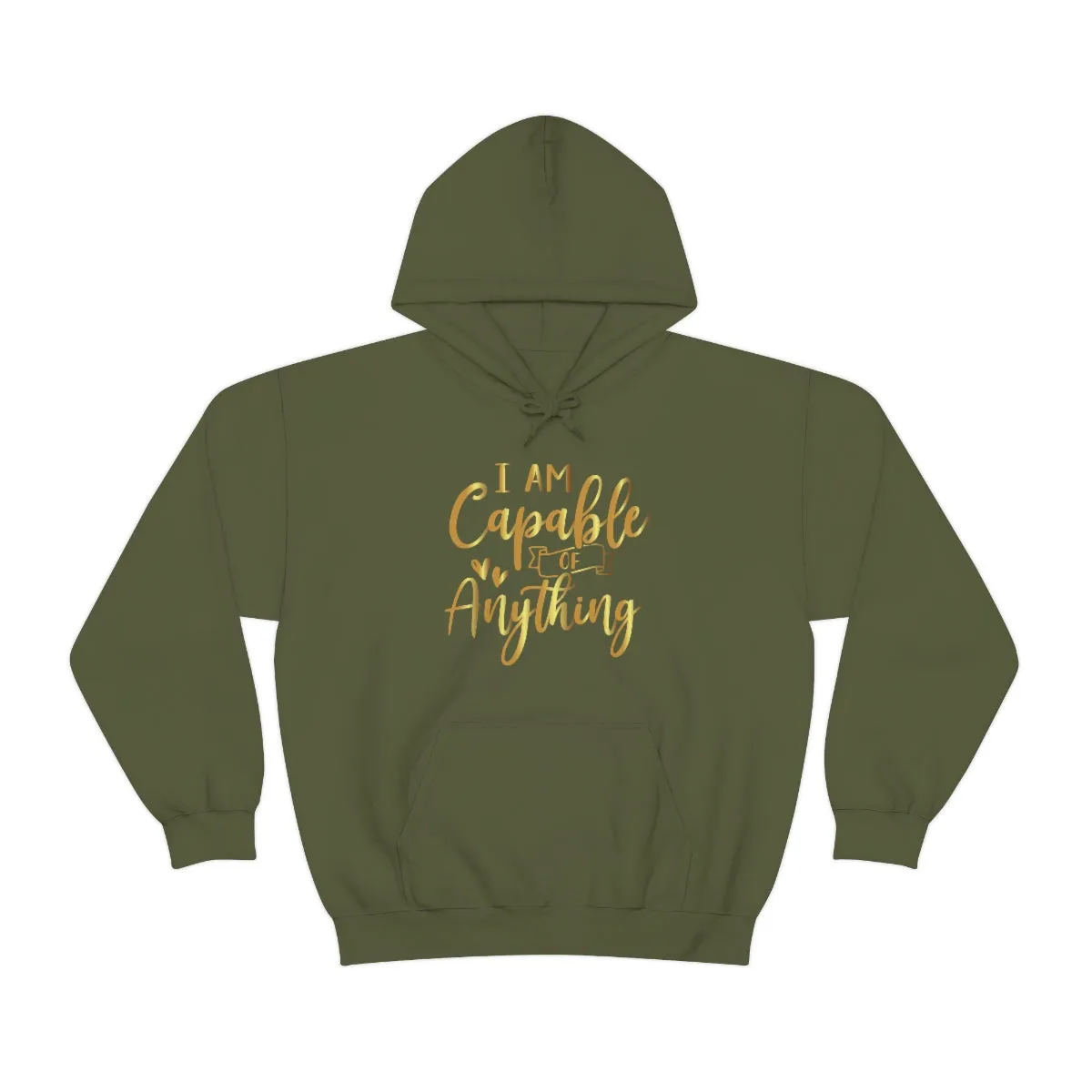 Affirmation Feminist Pro Choice Unisex Hoodie - I Am Capable Of Anything