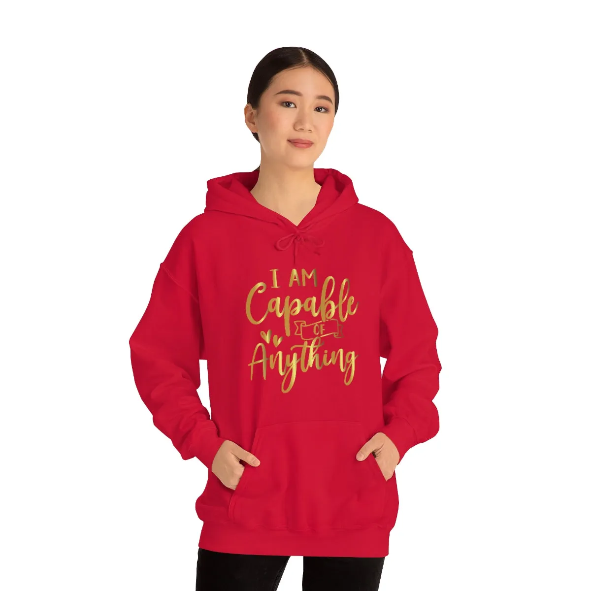 Affirmation Feminist Pro Choice Unisex Hoodie - I Am Capable Of Anything