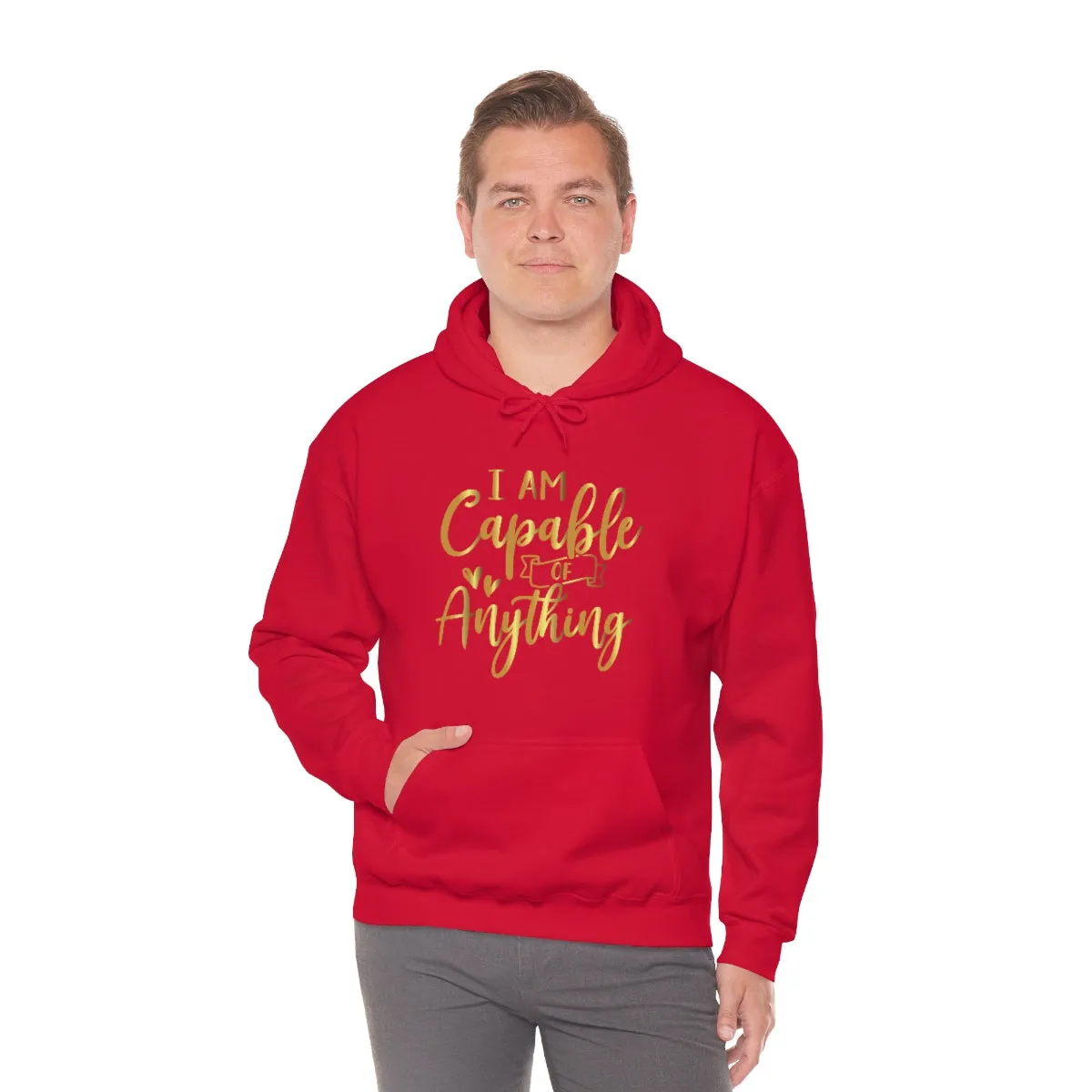 Affirmation Feminist Pro Choice Unisex Hoodie - I Am Capable Of Anything