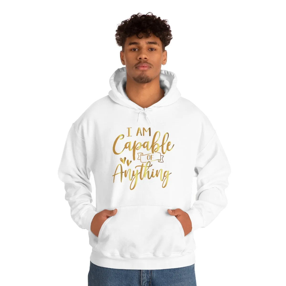 Affirmation Feminist Pro Choice Unisex Hoodie - I Am Capable Of Anything