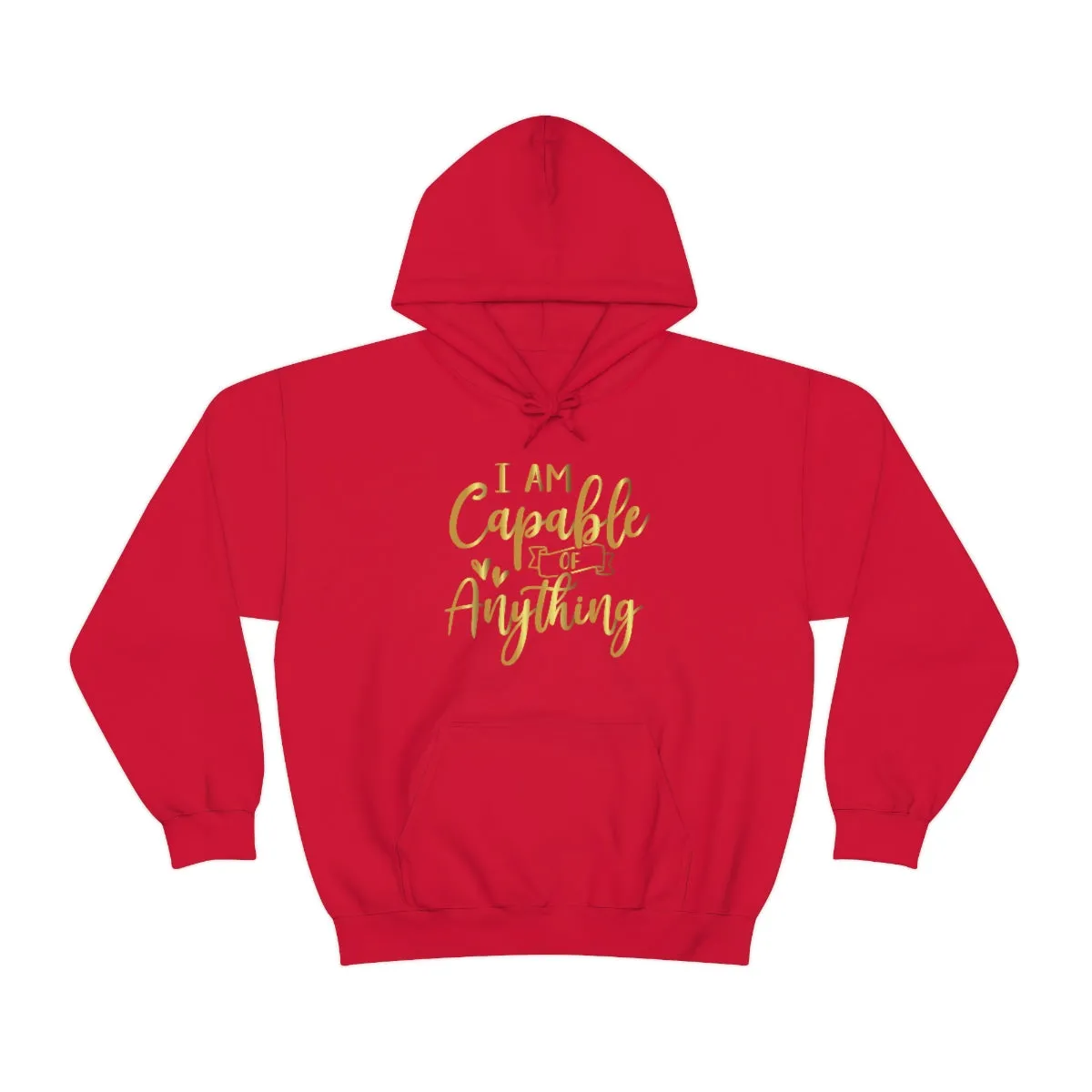 Affirmation Feminist Pro Choice Unisex Hoodie - I Am Capable Of Anything