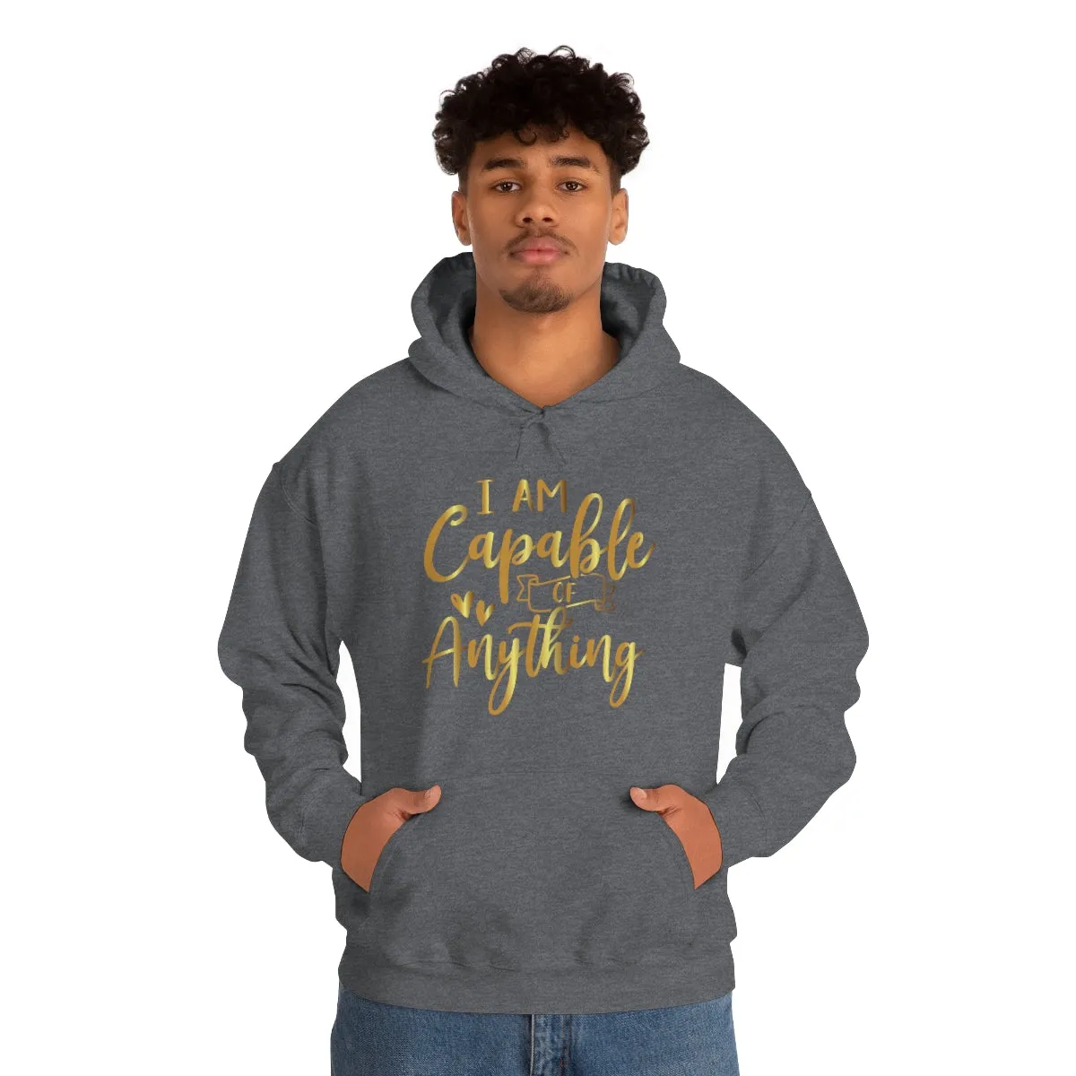 Affirmation Feminist Pro Choice Unisex Hoodie - I Am Capable Of Anything