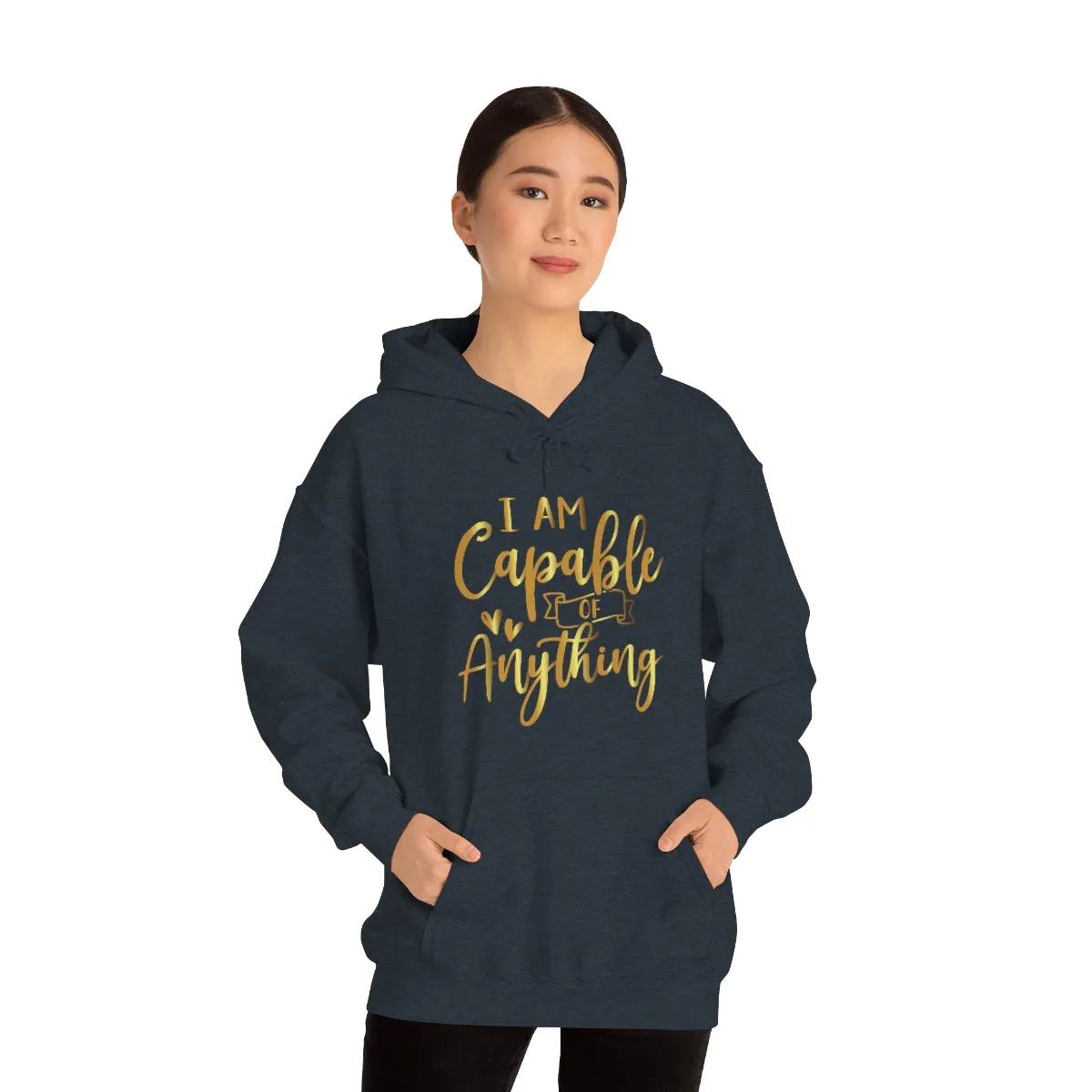 Affirmation Feminist Pro Choice Unisex Hoodie - I Am Capable Of Anything