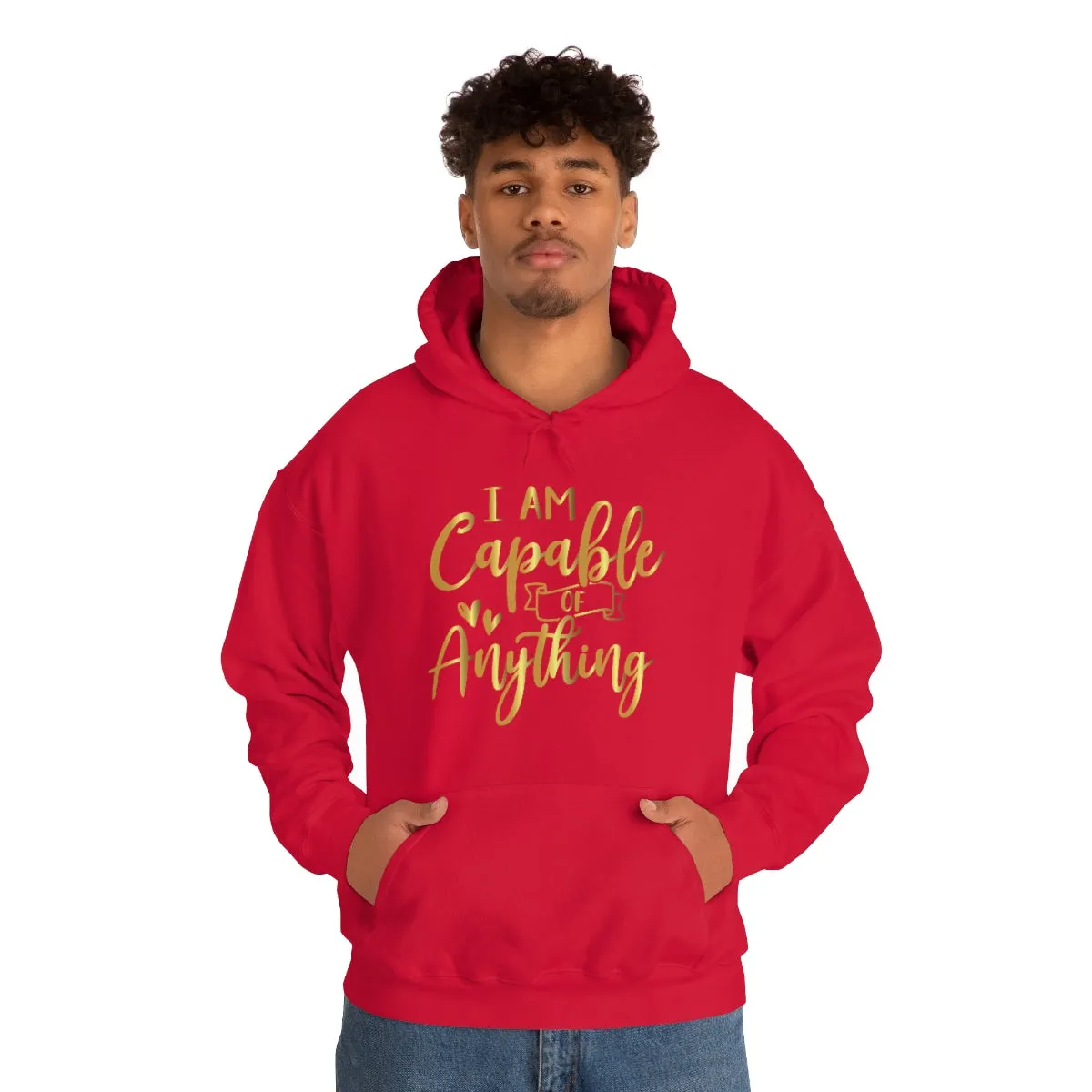 Affirmation Feminist Pro Choice Unisex Hoodie - I Am Capable Of Anything
