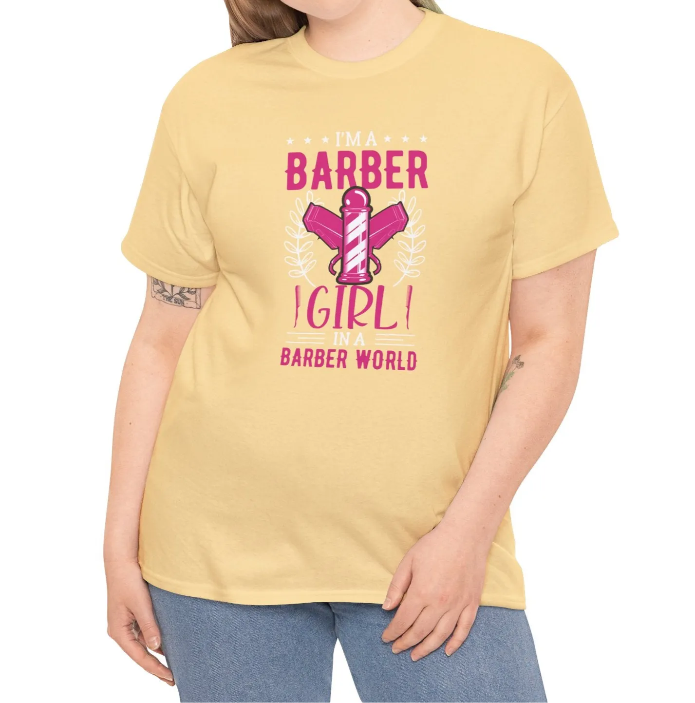Barber Girl -Cotton Tee