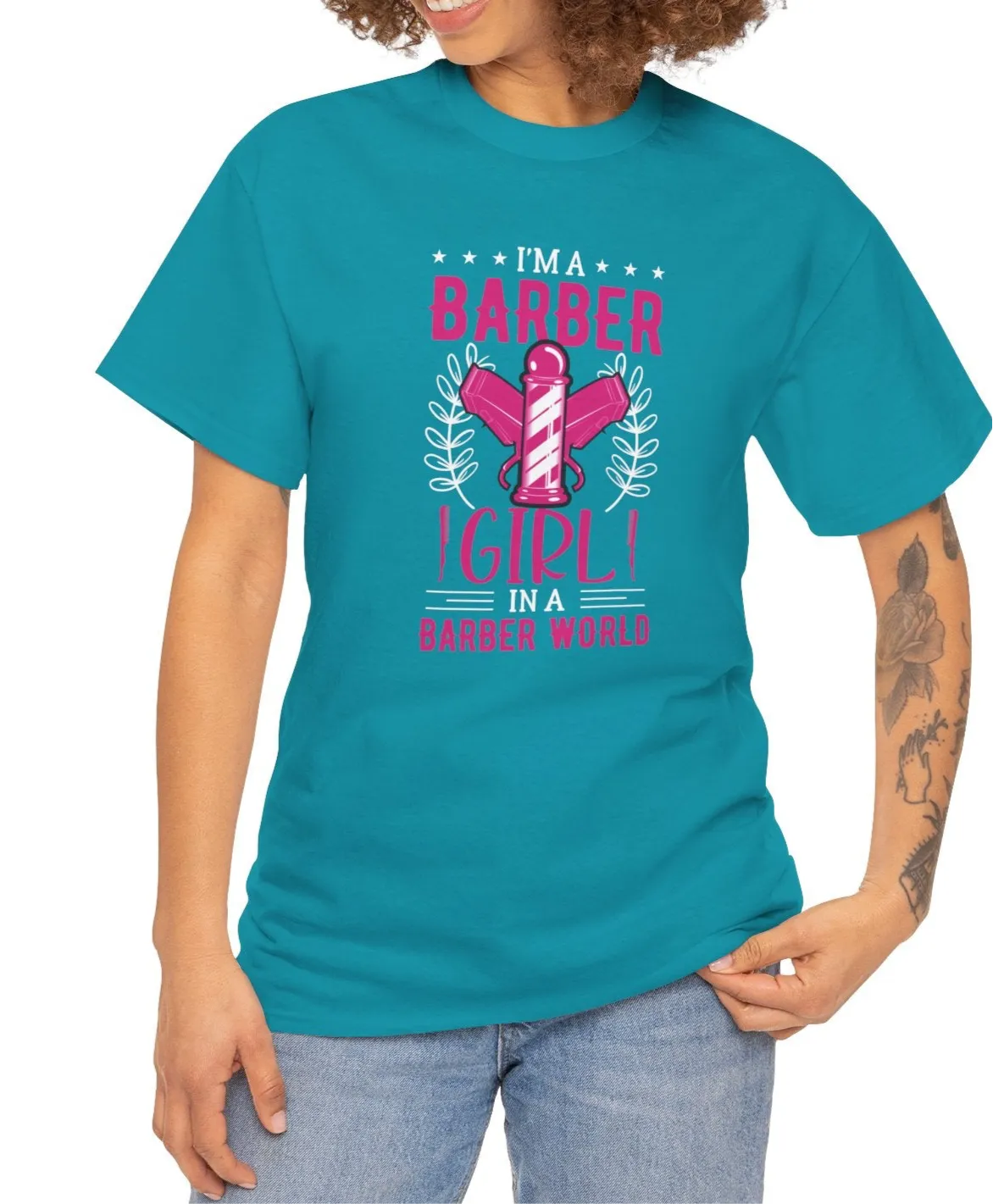 Barber Girl -Cotton Tee
