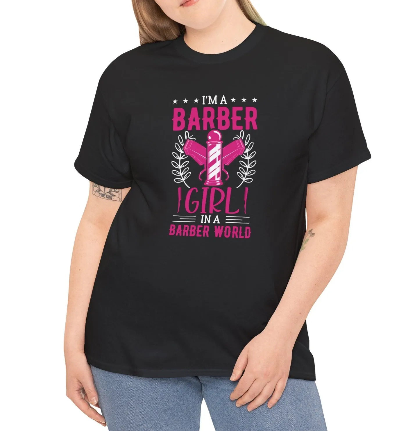 Barber Girl -Cotton Tee