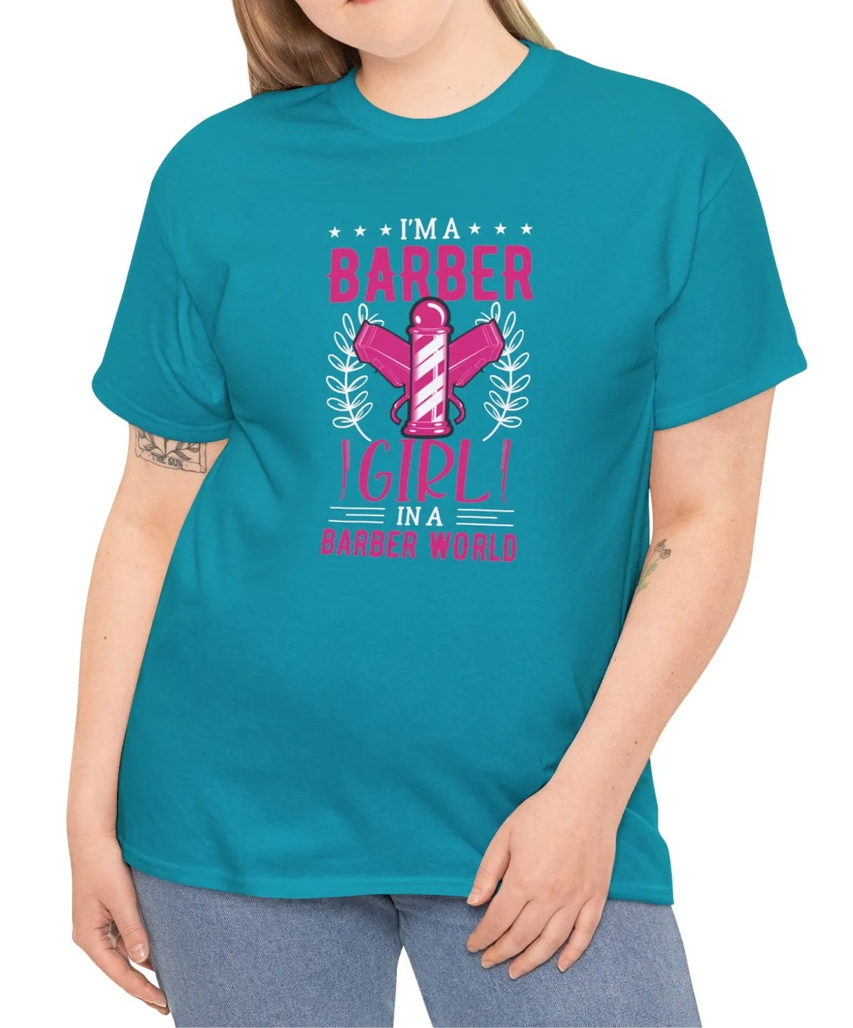 Barber Girl -Cotton Tee