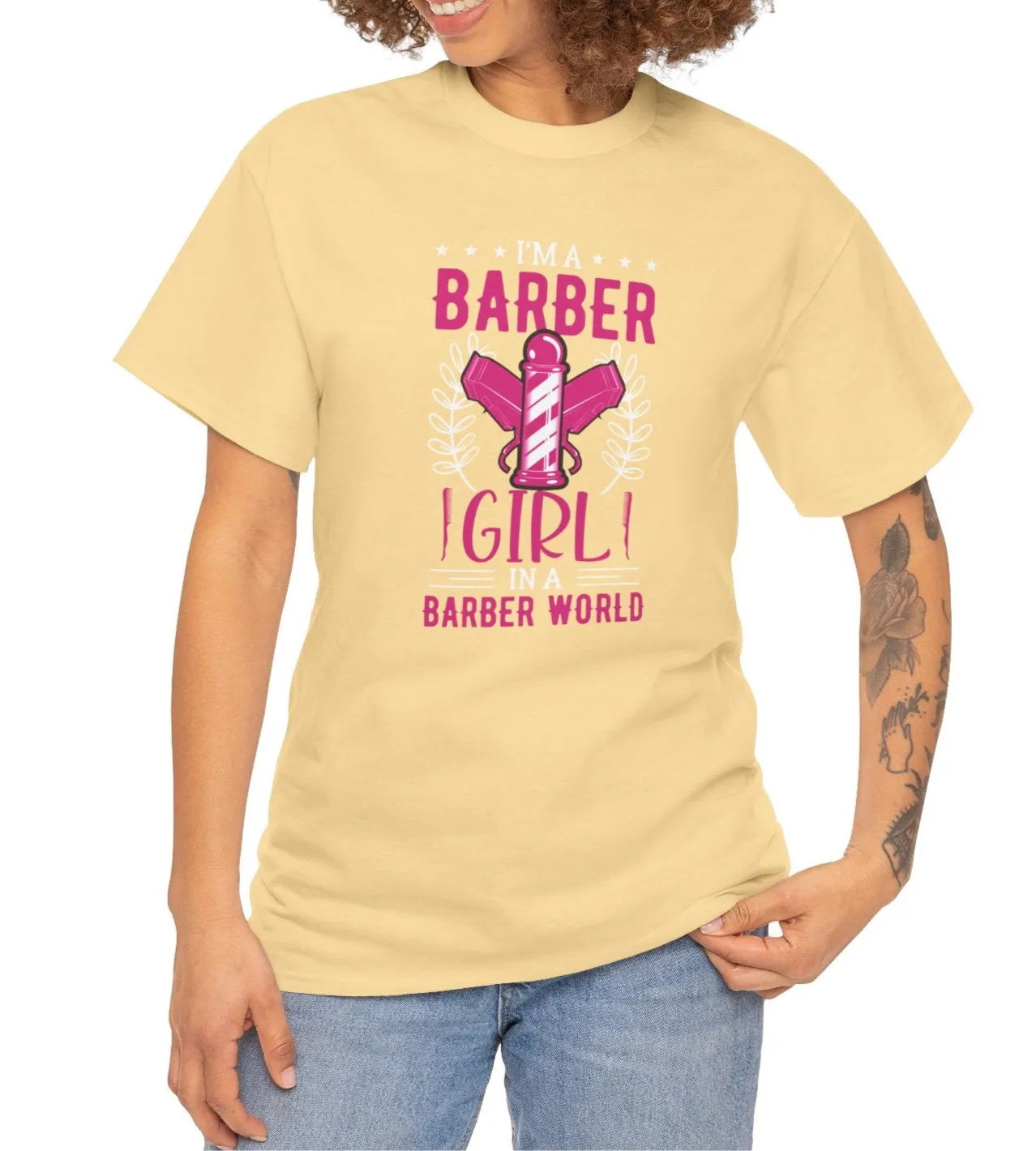 Barber Girl -Cotton Tee