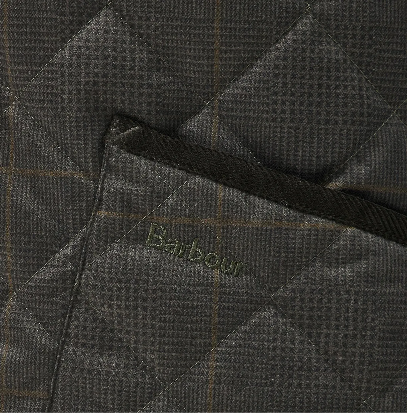 BARBOUR Heritage Liddesdale Quilt Jacket Olive Check
