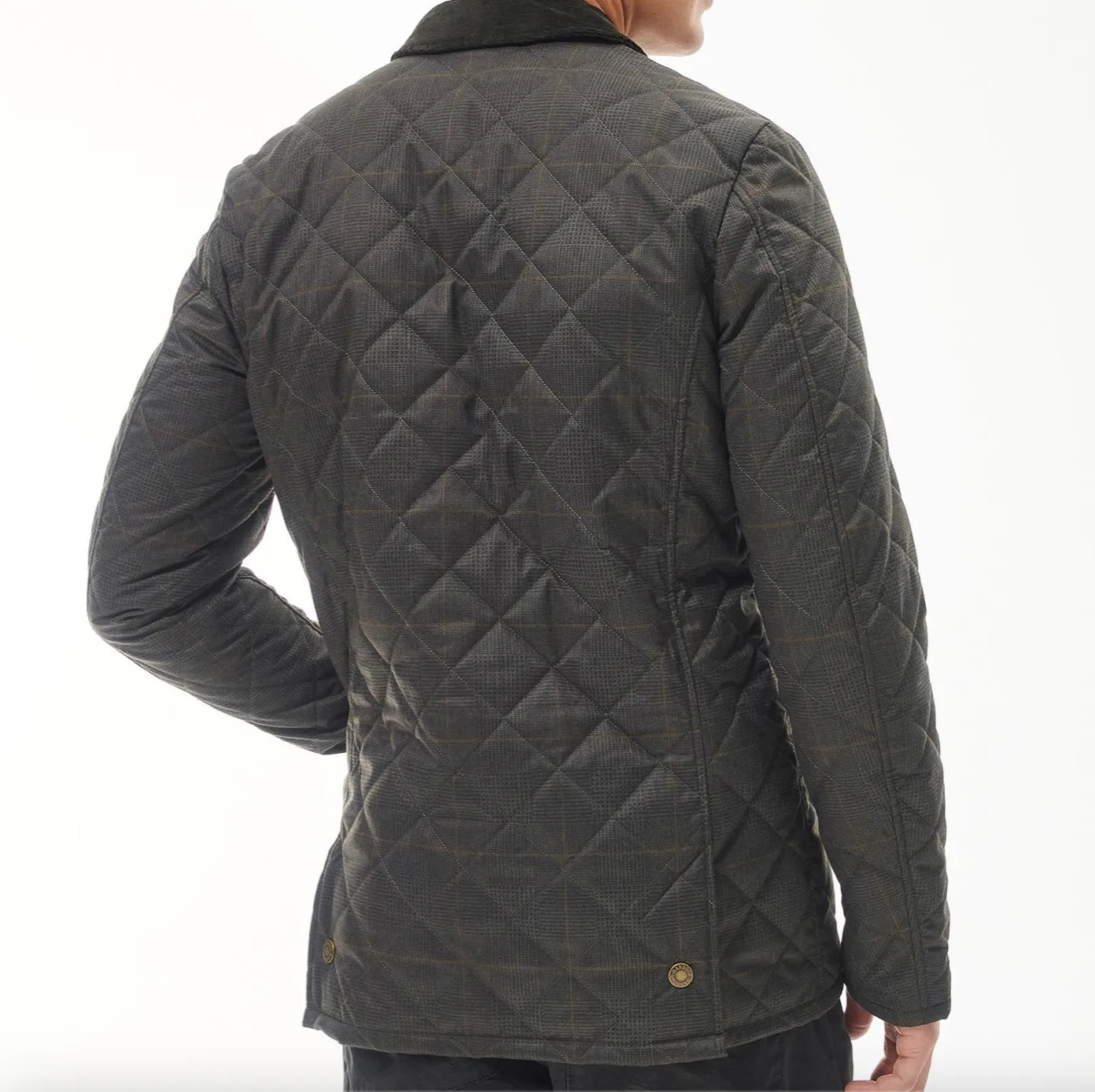 BARBOUR Heritage Liddesdale Quilt Jacket Olive Check