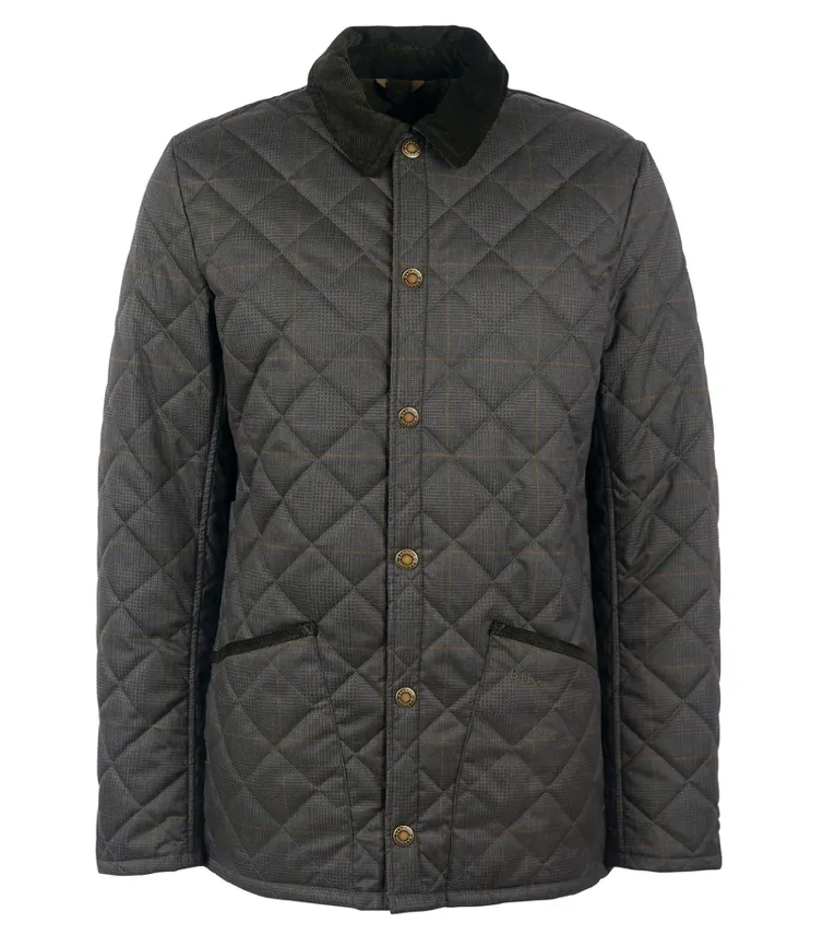 BARBOUR Heritage Liddesdale Quilt Jacket Olive Check