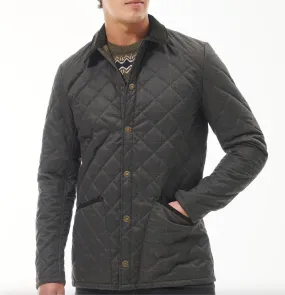 BARBOUR Heritage Liddesdale Quilt Jacket Olive Check