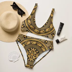 Baroque Recycled high-waisted bikini