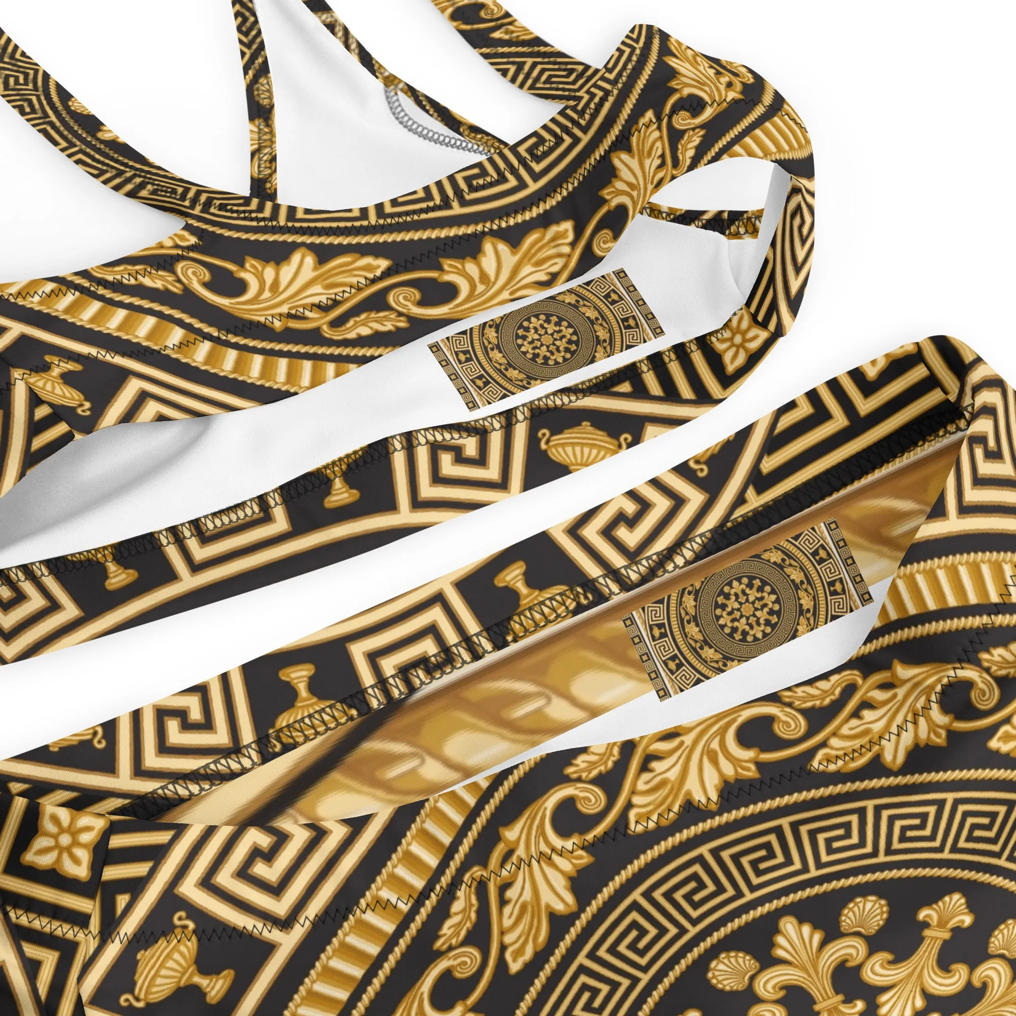 Baroque Recycled high-waisted bikini