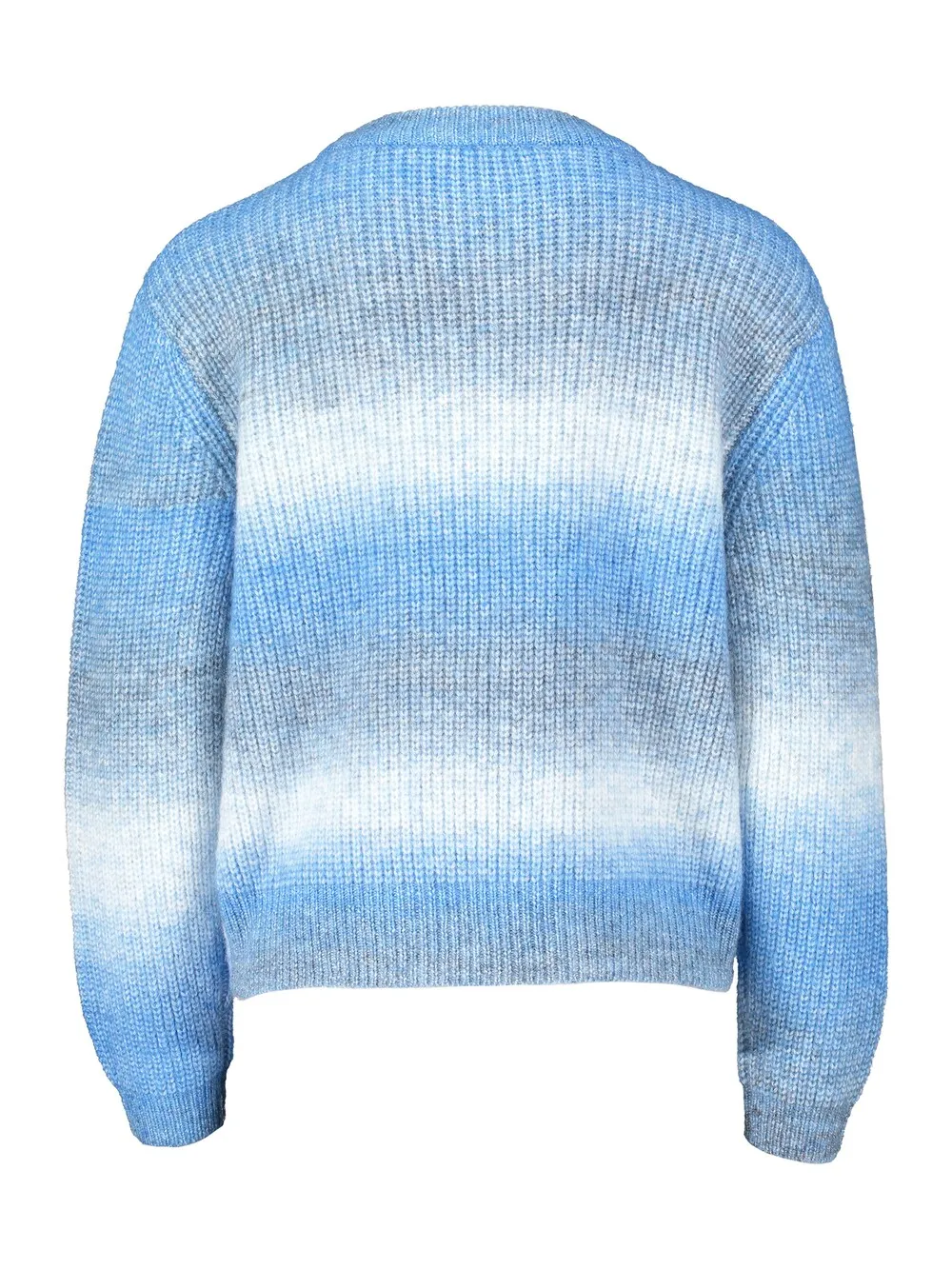 Betty & Co sweater, dusty blue/sky blue/pastel blue