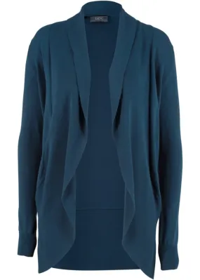 Bpc Bonprix Collection fine knit jacket, blue