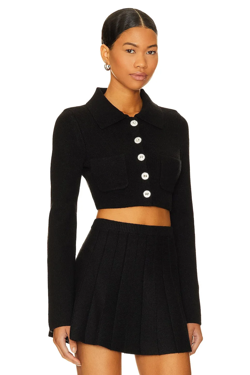 Cardigan MAJORELLE Solveig, black