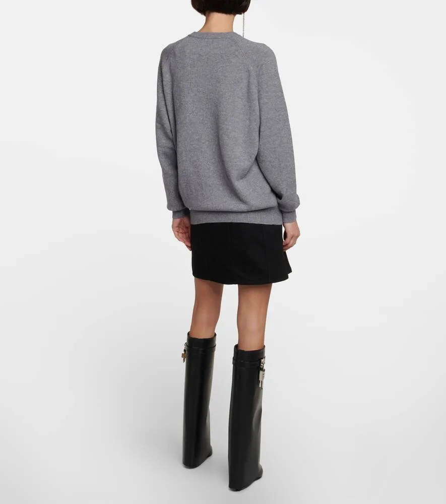 Cashmere sweater 4G GIVENCHY, gray