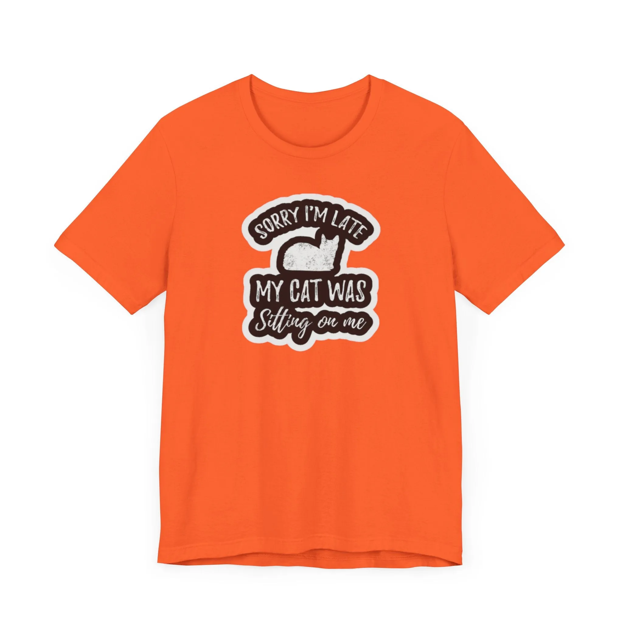 cat sitting on my lap Unisex Jersey Short Sleeve Tee