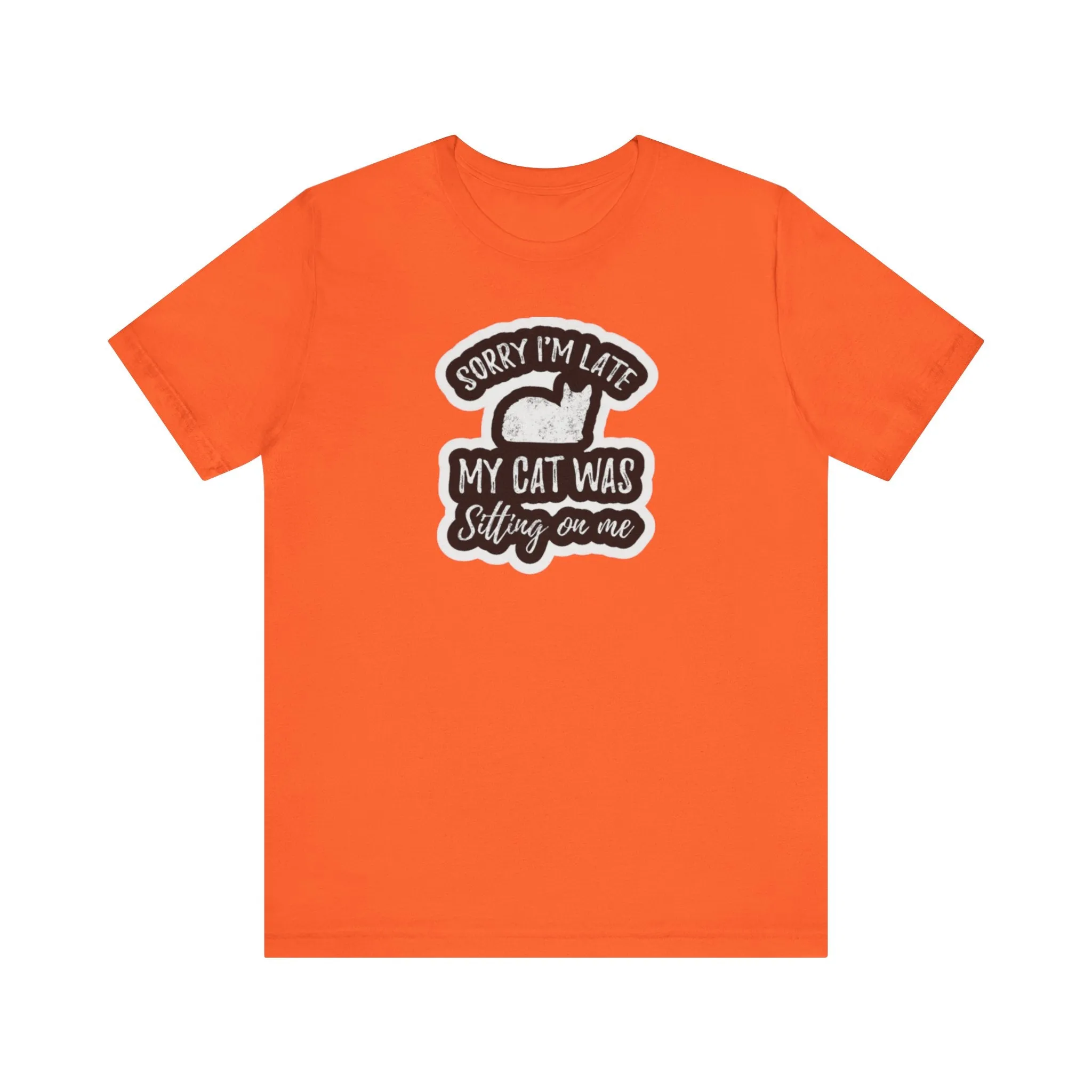 cat sitting on my lap Unisex Jersey Short Sleeve Tee