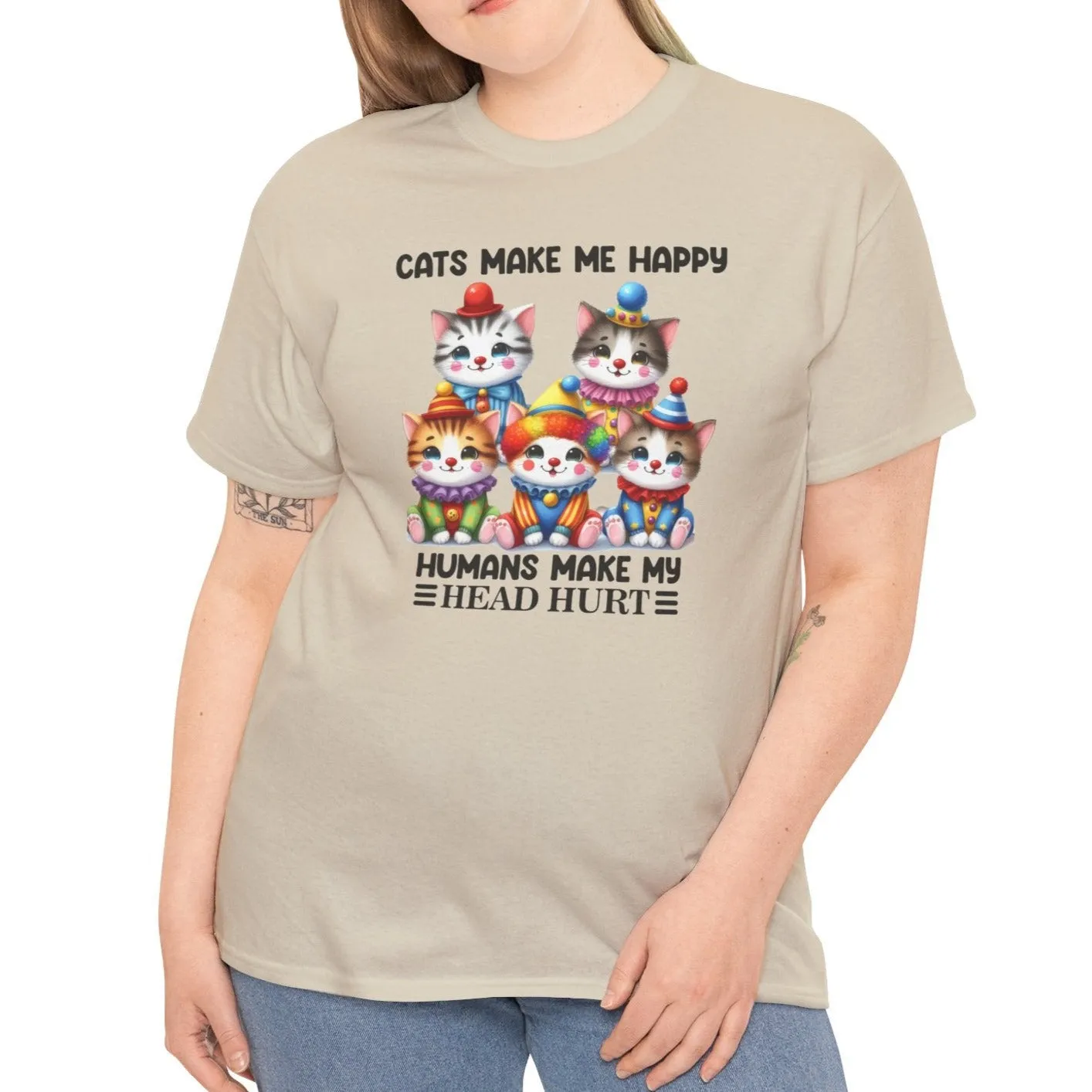 Cats Make Me Happy Tee
