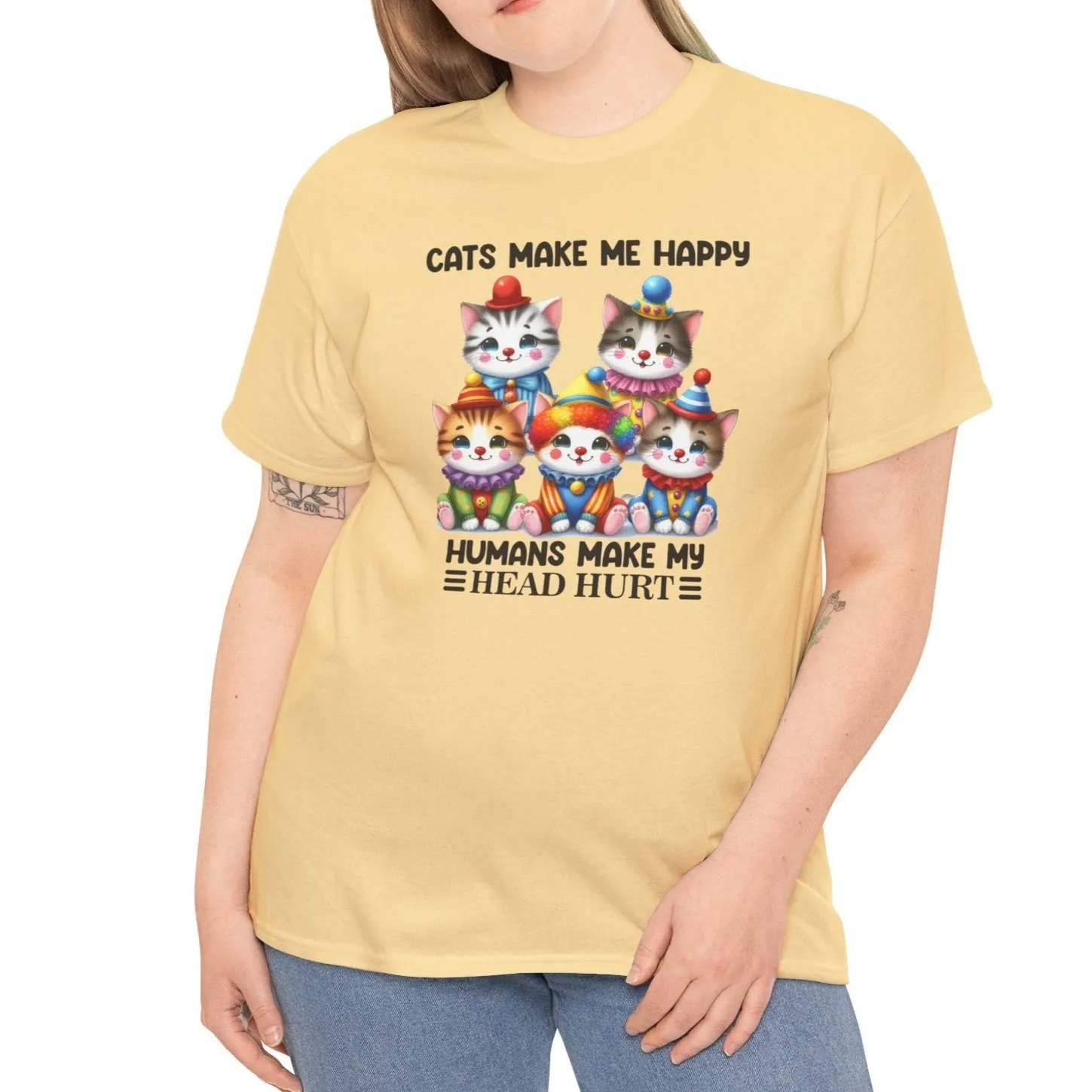 Cats Make Me Happy Tee