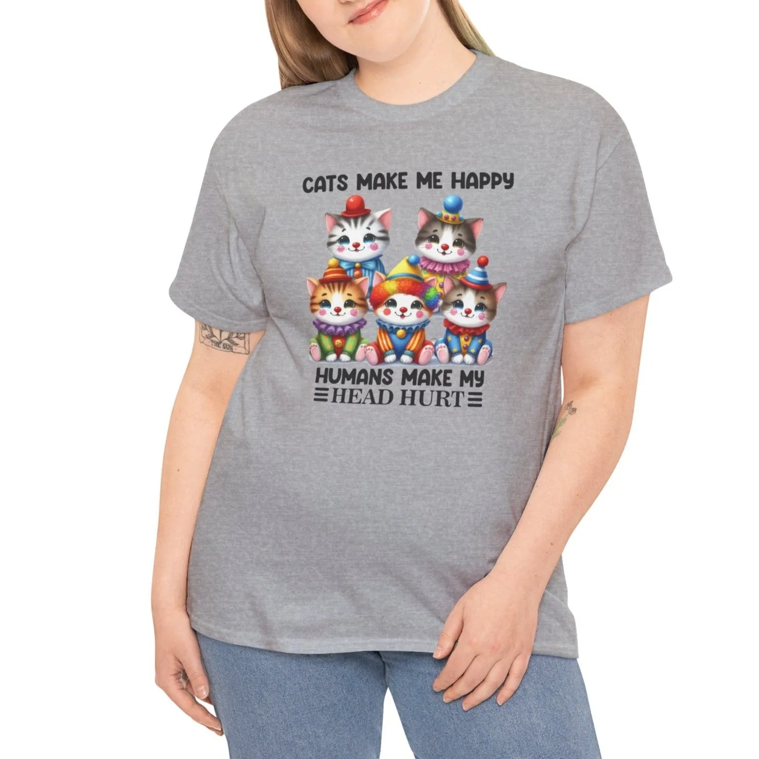 Cats Make Me Happy Tee