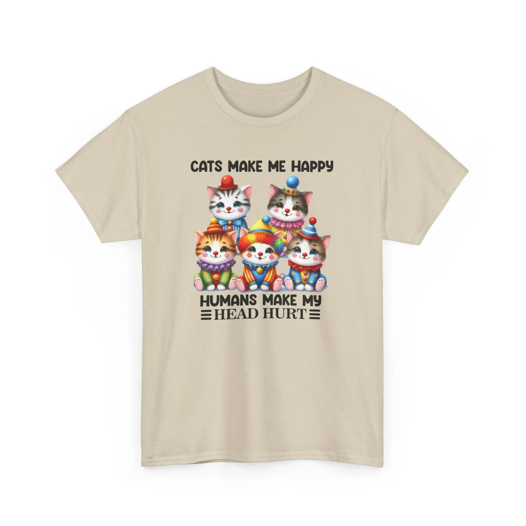 Cats Make Me Happy Tee