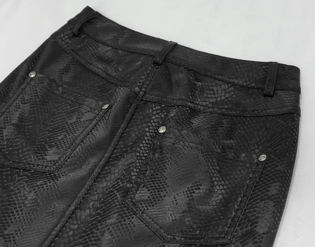 CLEARANCE / Sexy Women's Black Long Skirt with lace-up - US